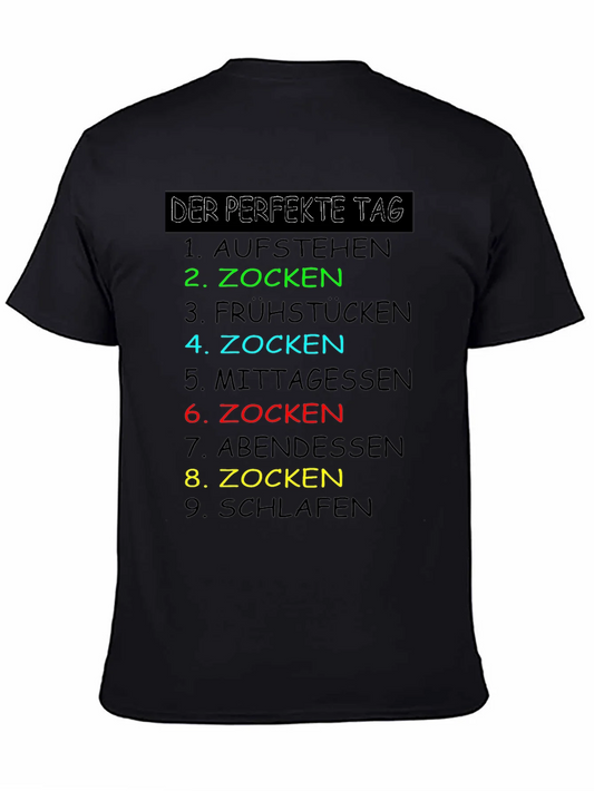 Rebbecca Gamers Perfect Day T-Shirt - Zocken Edition