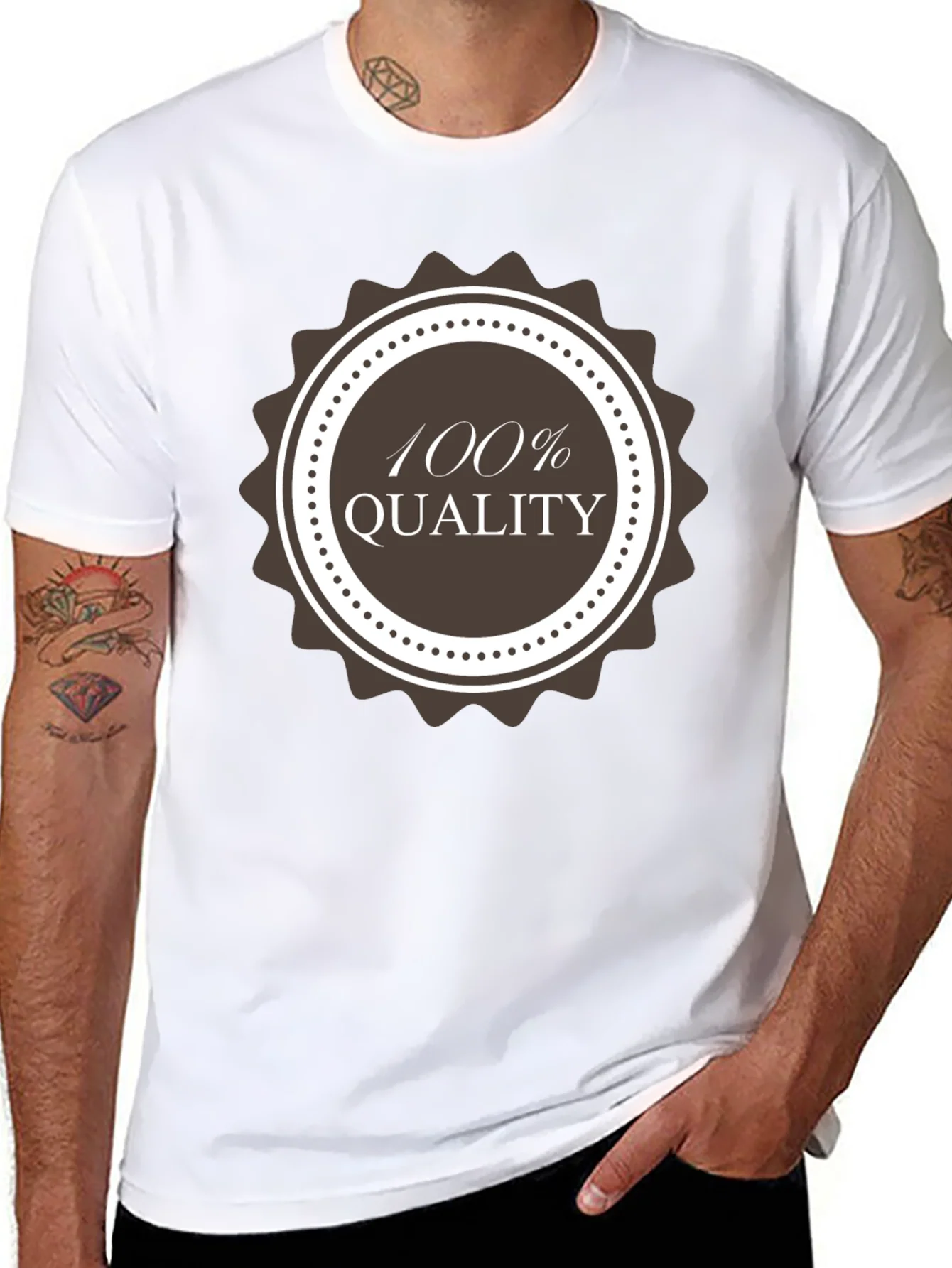 Camiseta Negra Hombre - 100% Calidad Premium