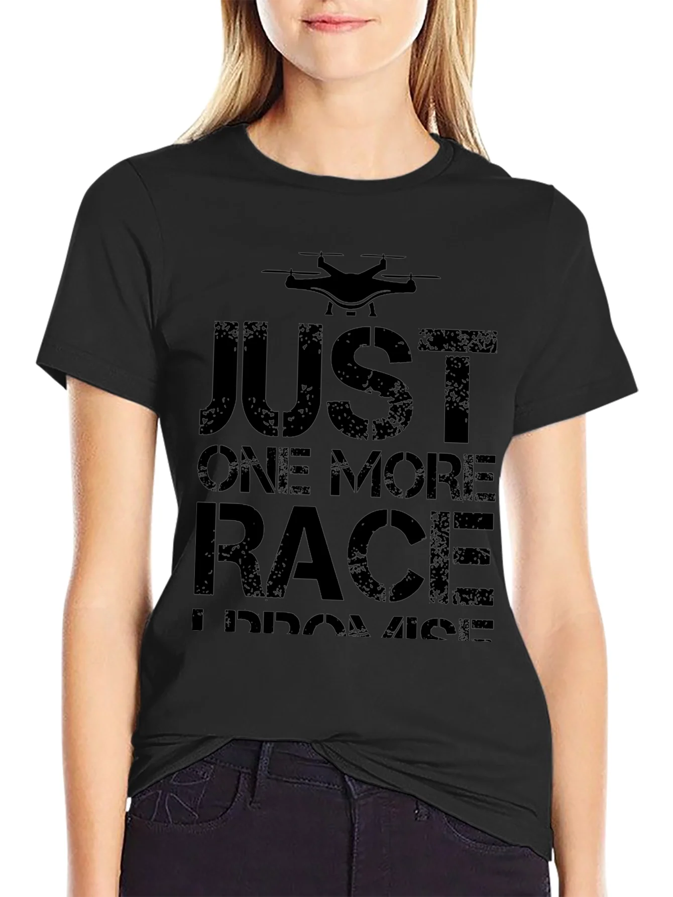 Camiseta Negra Just One More Race