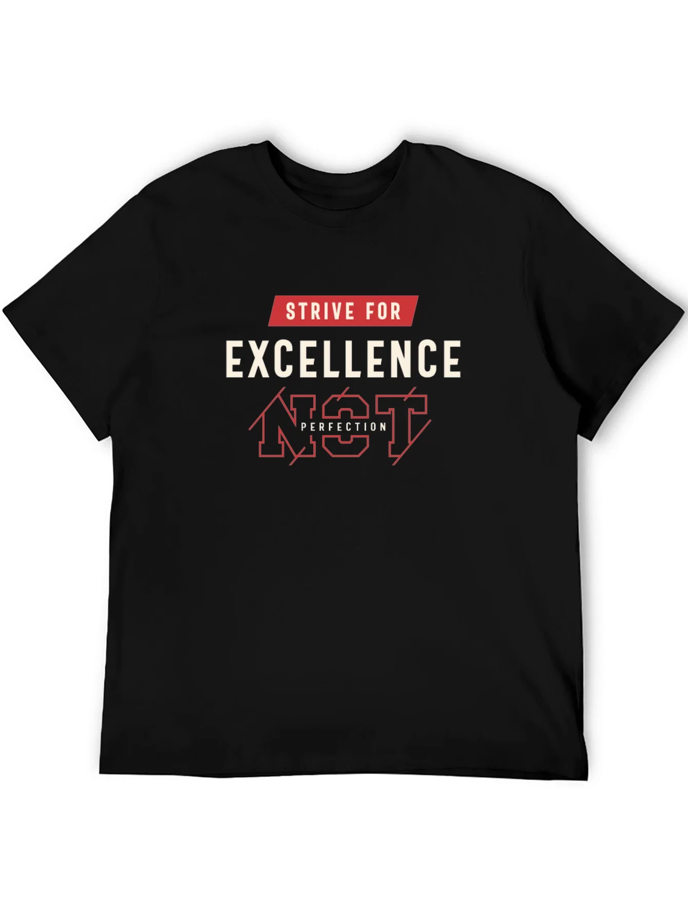 Rebbecca Strive for Excellence Graphic Tee - Black