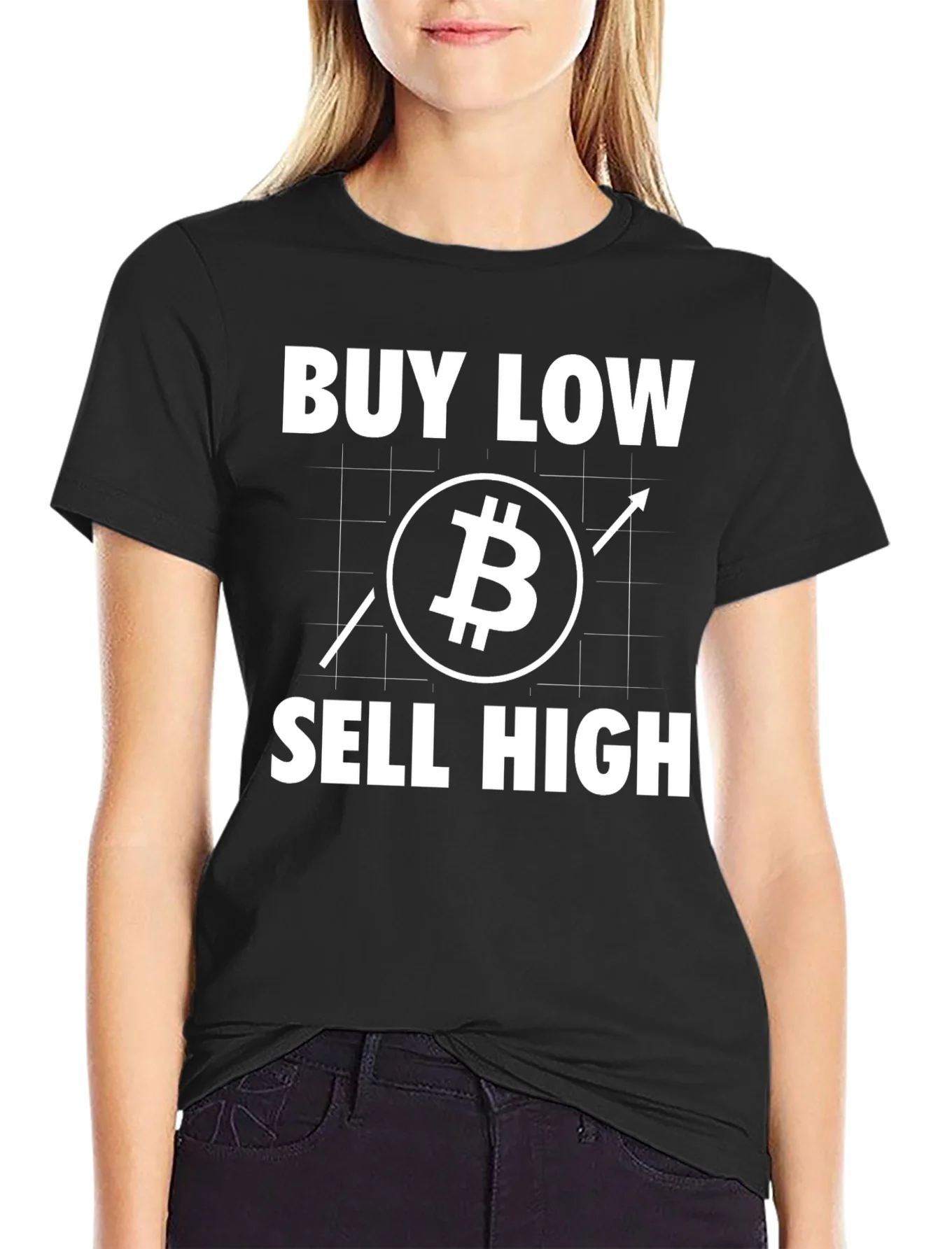 Camiseta Bitcoin: Compra Bajo Vende Alto