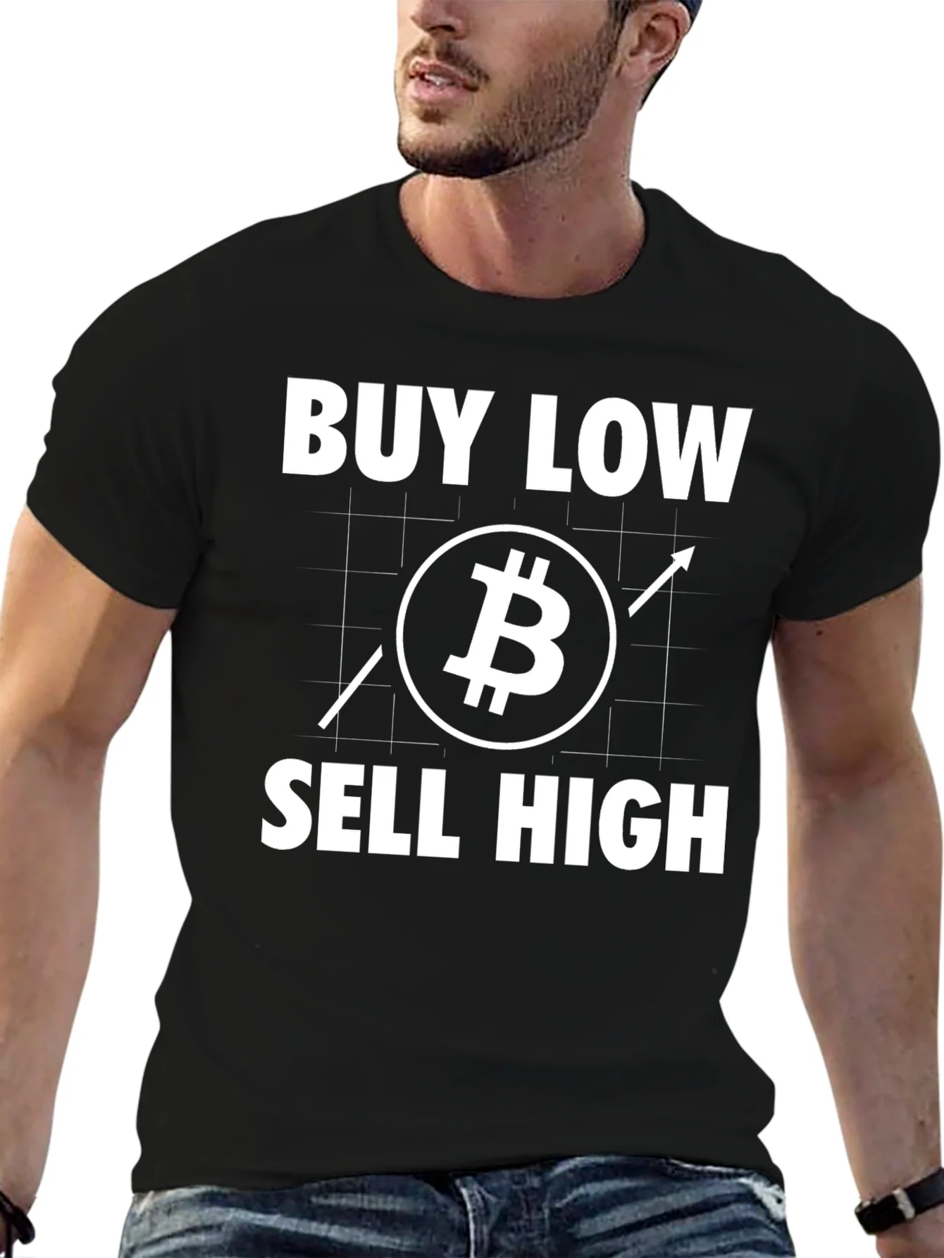 Camiseta Bitcoin: Compra Bajo Vende Alto