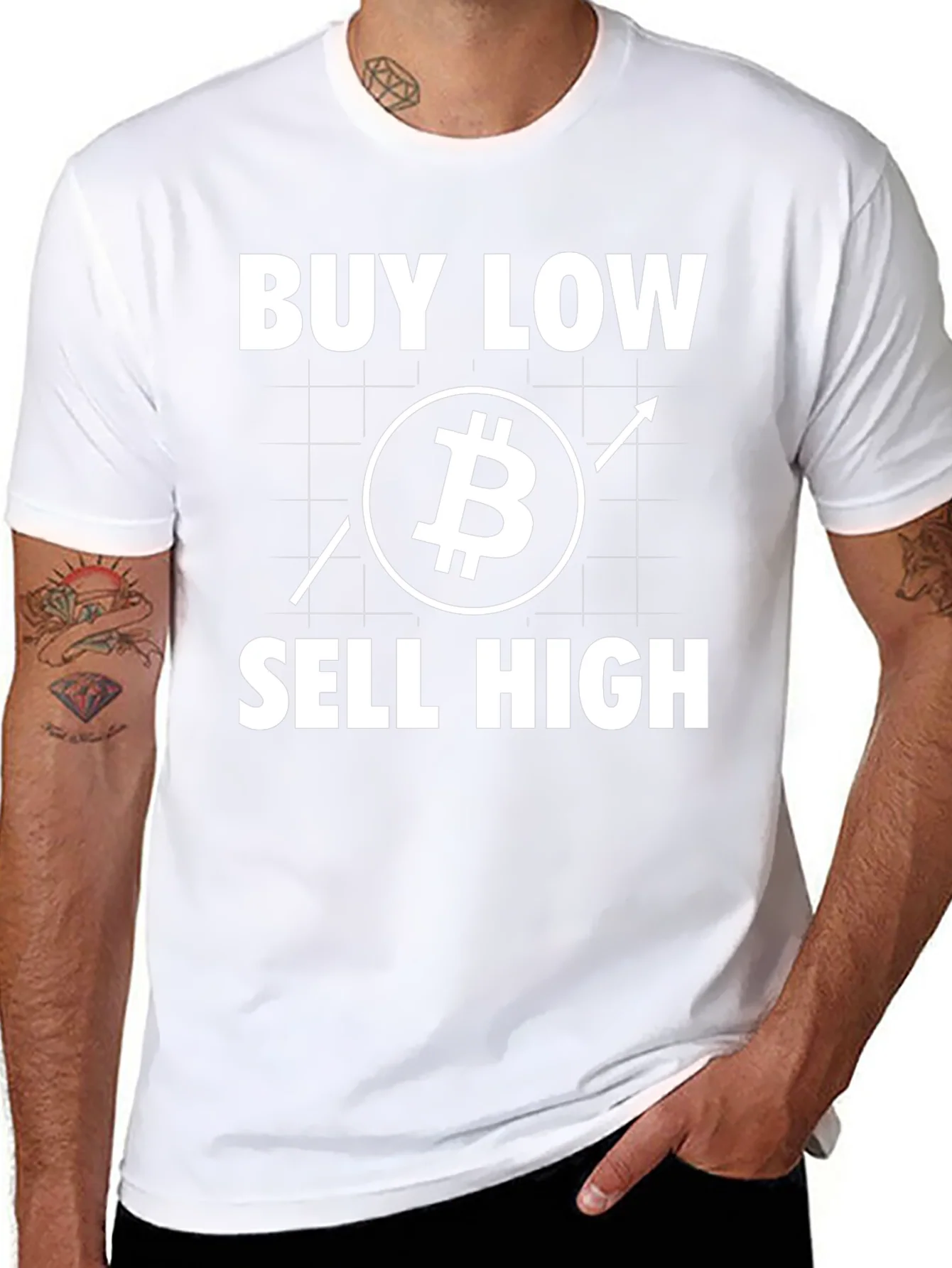 Camiseta Bitcoin: Compra Bajo Vende Alto