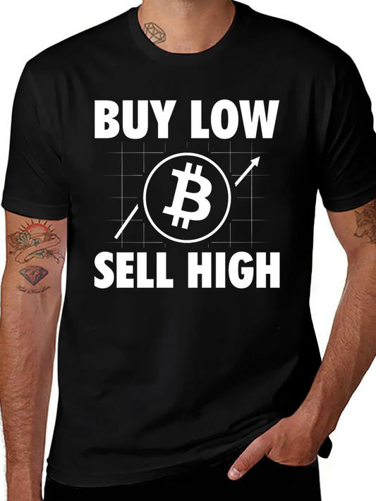 Camiseta Bitcoin: Compra Bajo Vende Alto
