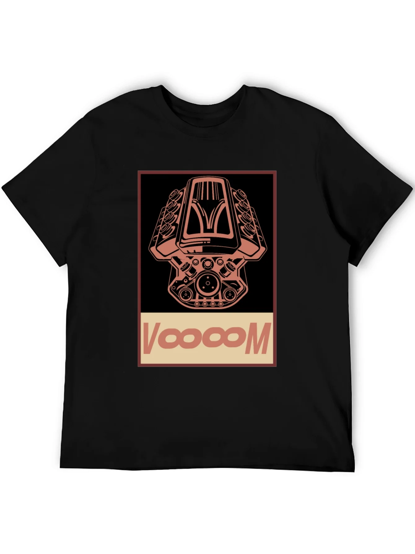 Rebbecca Voooom Engine Graphic T-Shirt - Black Cotton Tee