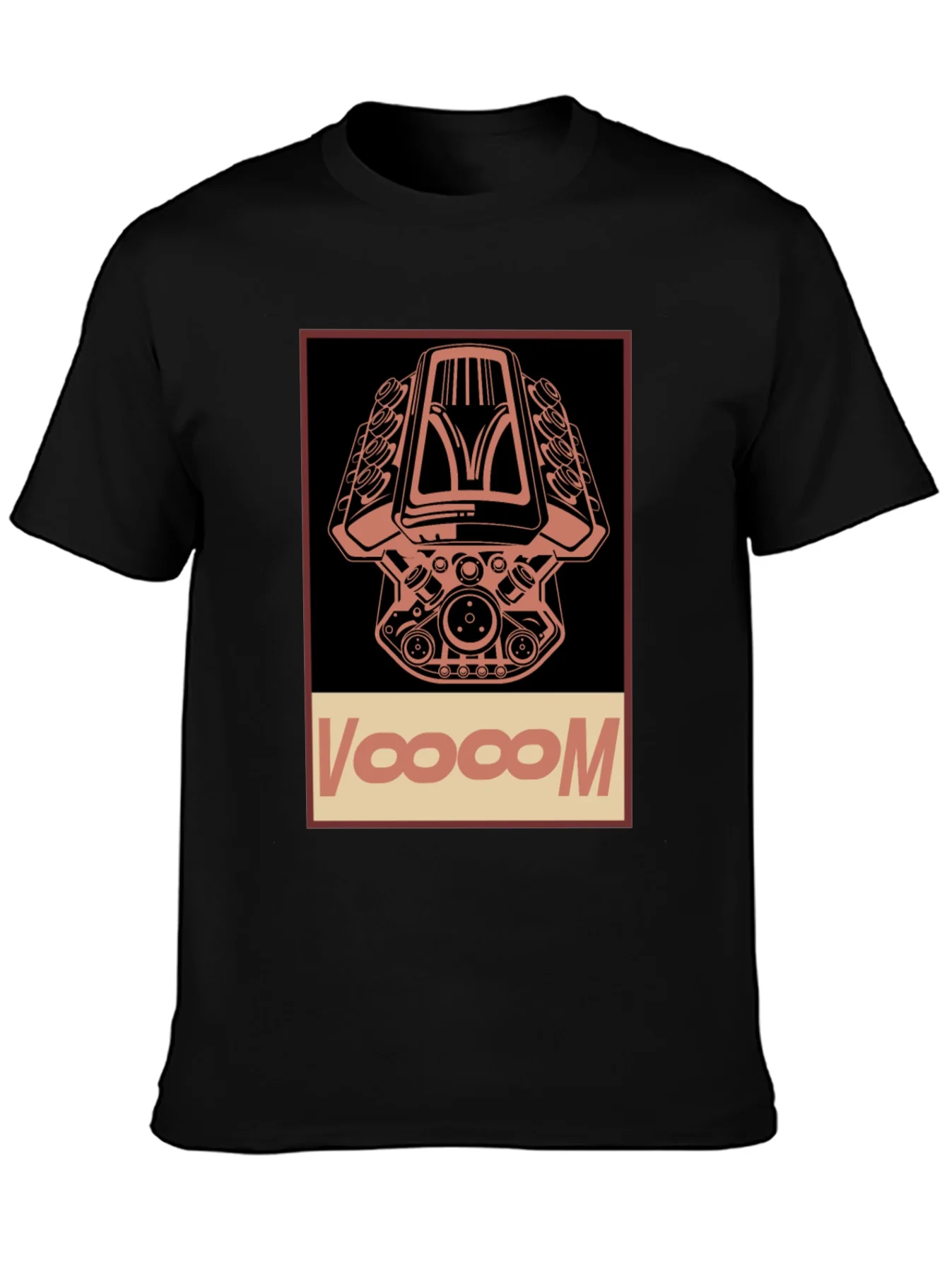 Rebbecca Voooom Engine Graphic T-Shirt - Black Cotton Tee