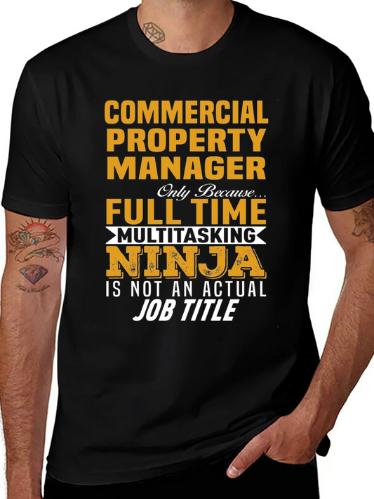 Rebbecca Commercial Property Manager Multitasking Ninja T-Shirt