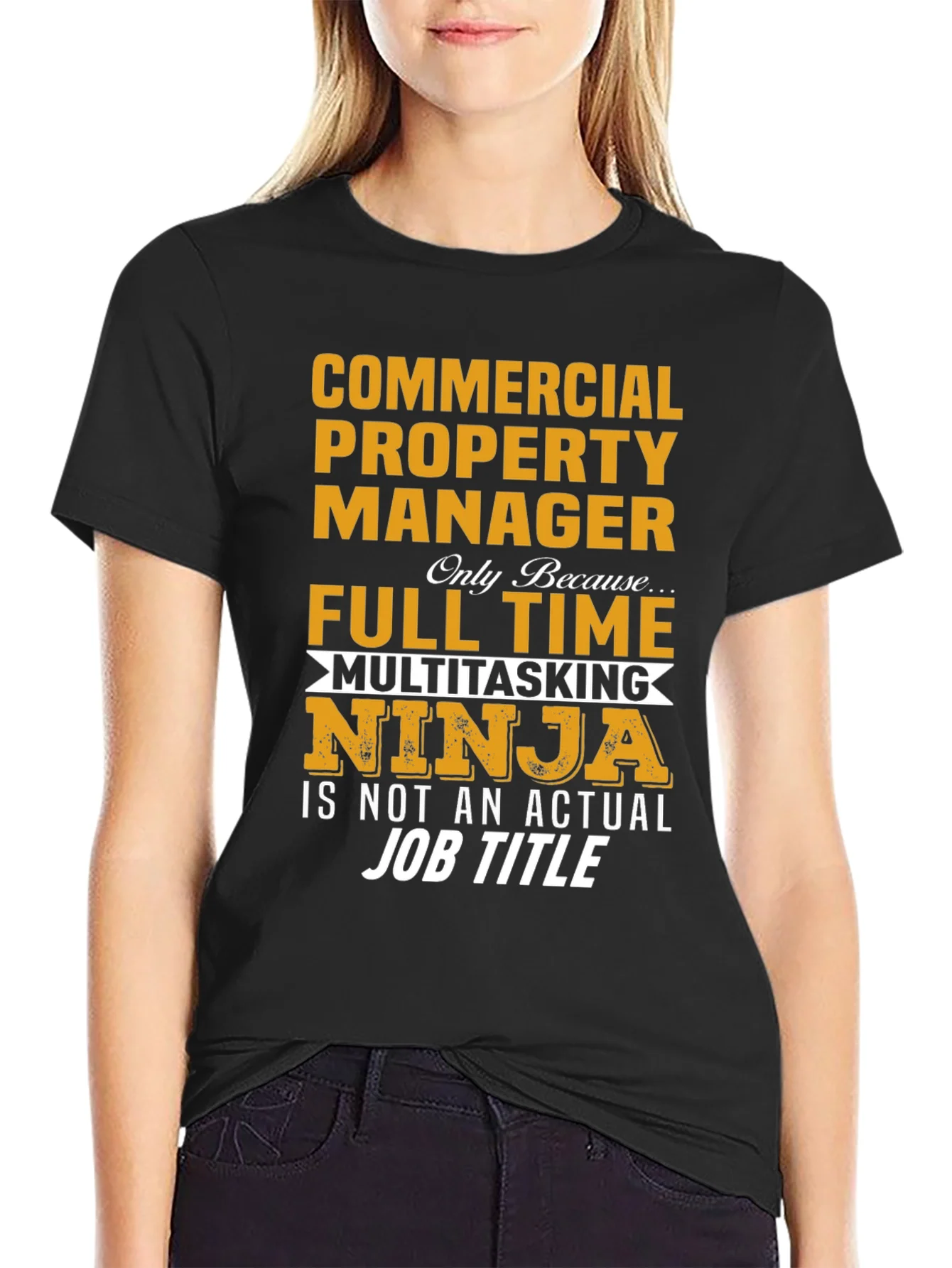 Rebbecca Commercial Property Manager Multitasking Ninja T-Shirt