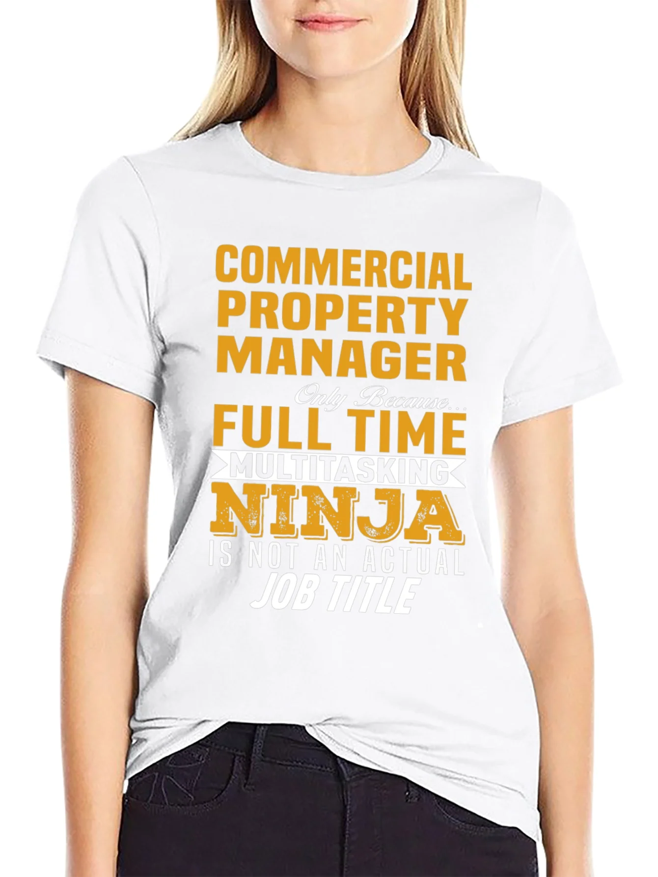 Rebbecca Commercial Property Manager Multitasking Ninja T-Shirt