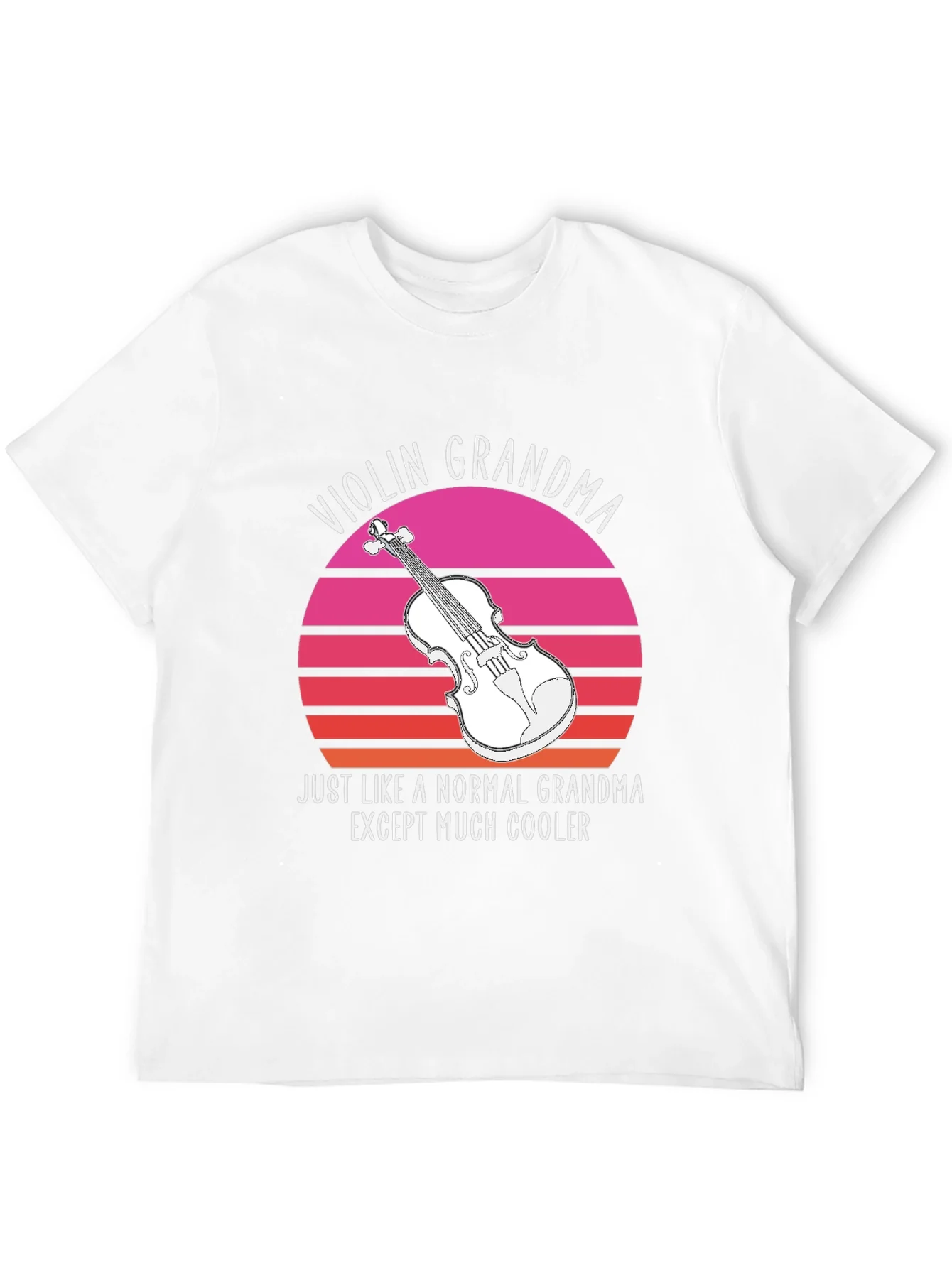 Camiseta Viol¨ªn Abuela: Normal Pero M¨¢s Genial