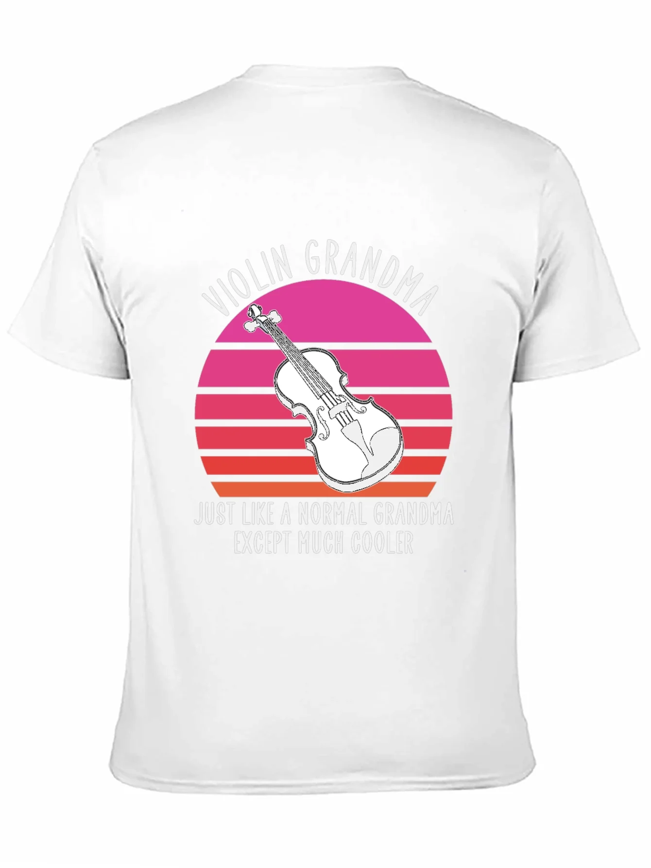 Camiseta Viol¨ªn Abuela: Normal Pero M¨¢s Genial