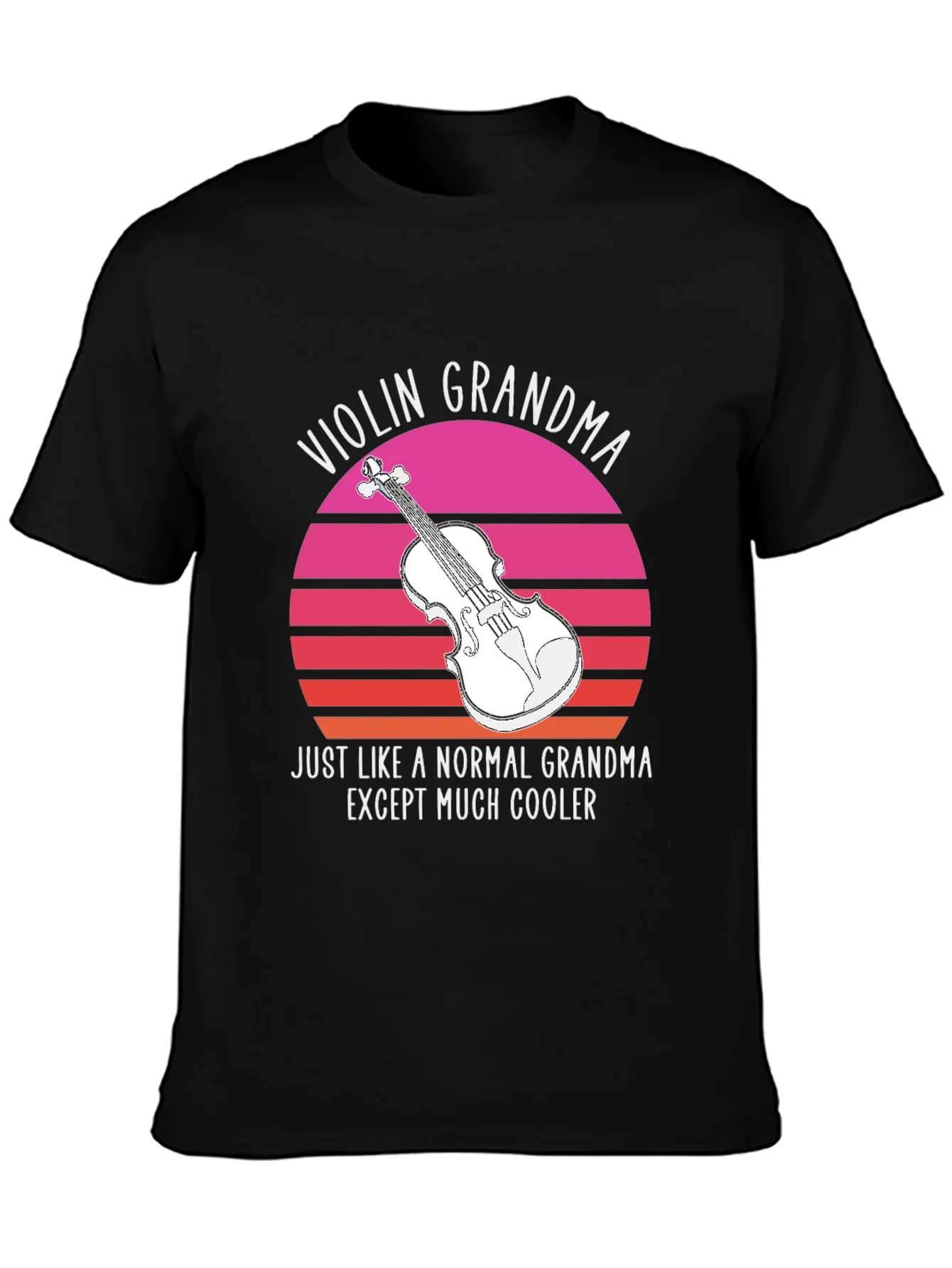 Camiseta Viol¨ªn Abuela: Normal Pero M¨¢s Genial