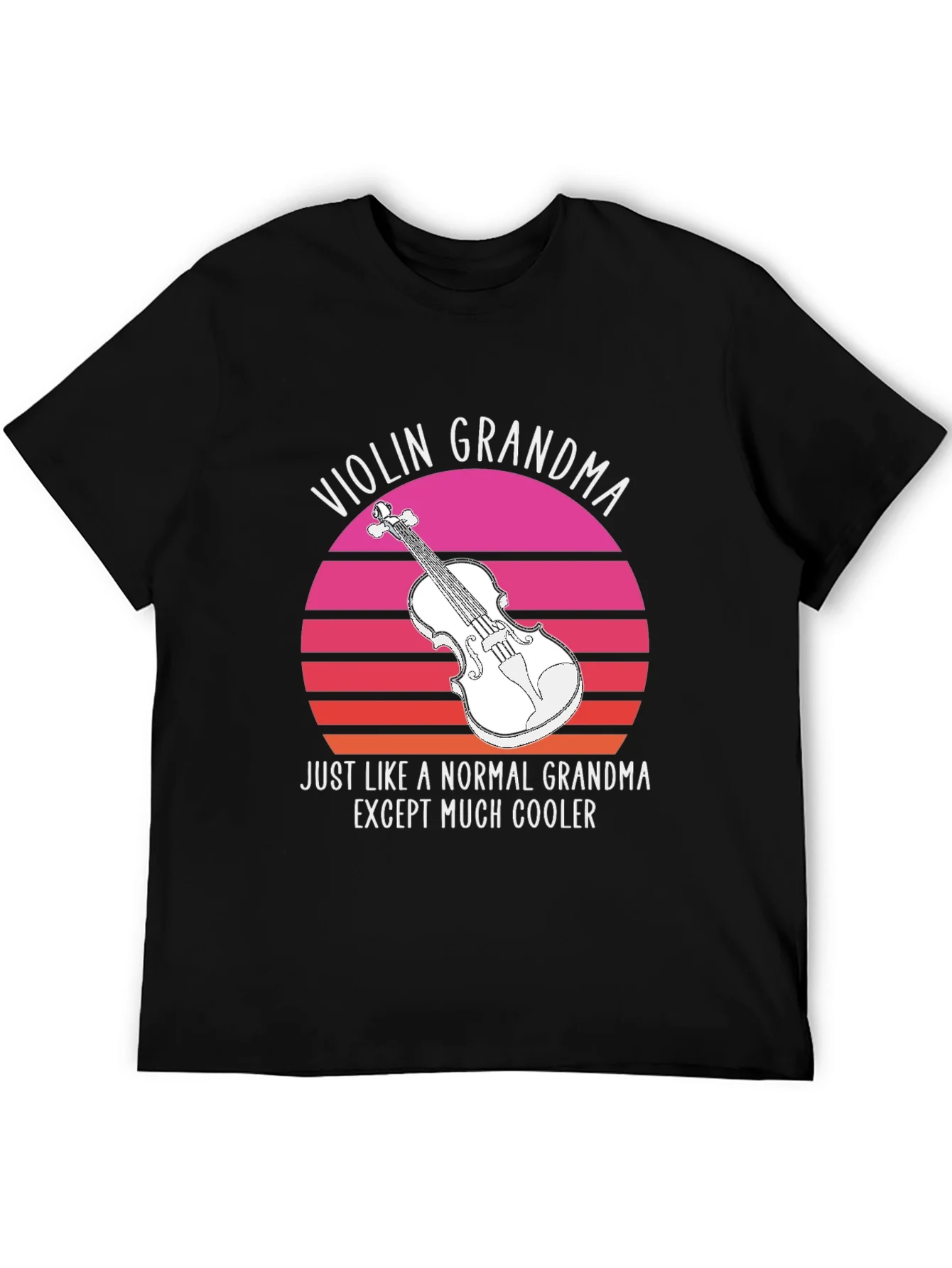 Camiseta Viol¨ªn Abuela: Normal Pero M¨¢s Genial