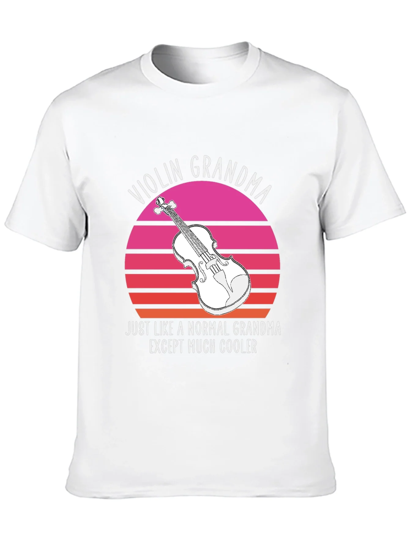 Camiseta Viol¨ªn Abuela: Normal Pero M¨¢s Genial