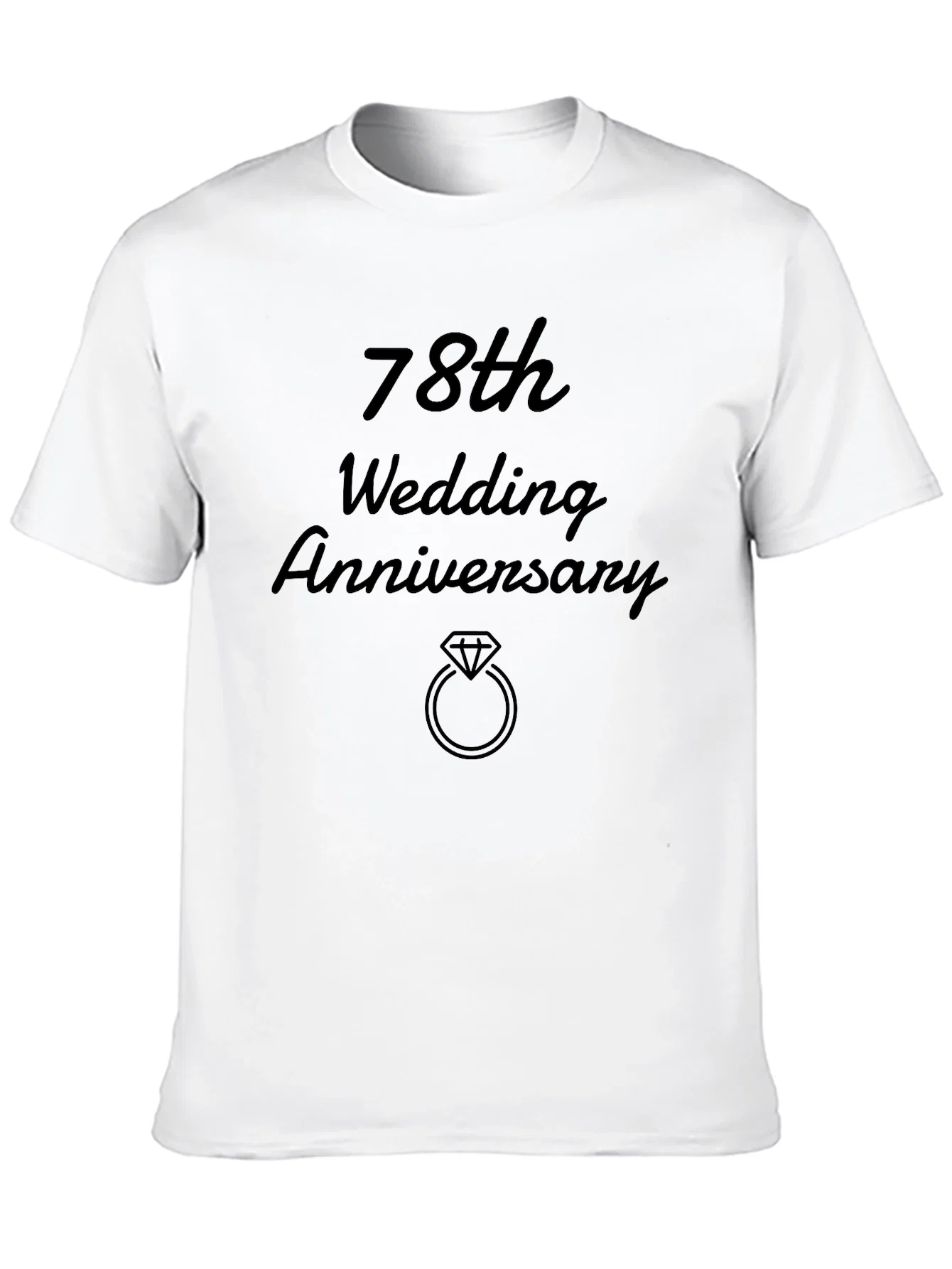 Rebbecca 78th Wedding Anniversary Black T-Shirt