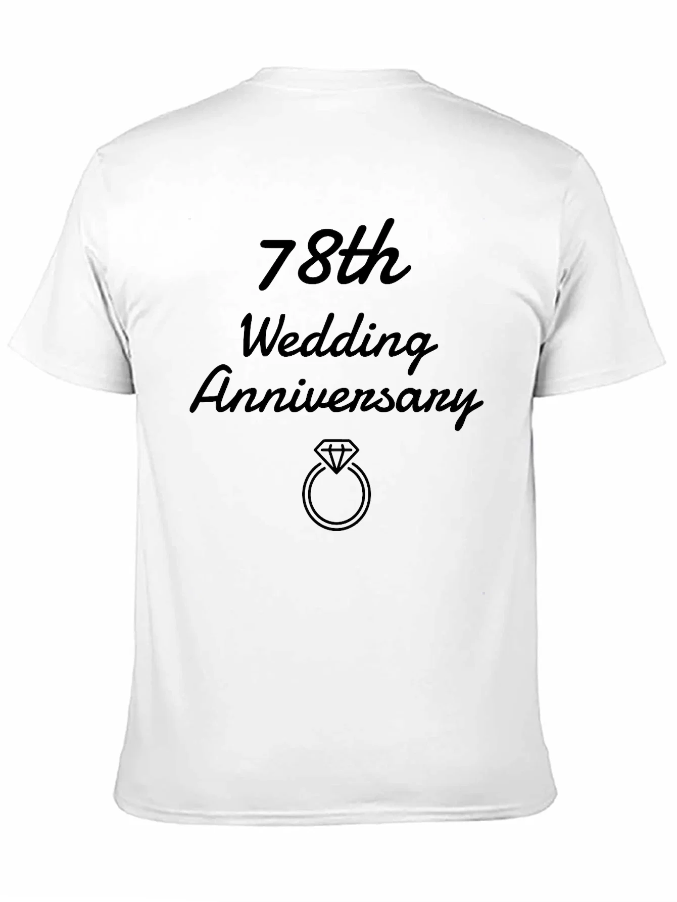 Rebbecca 78th Wedding Anniversary Black T-Shirt