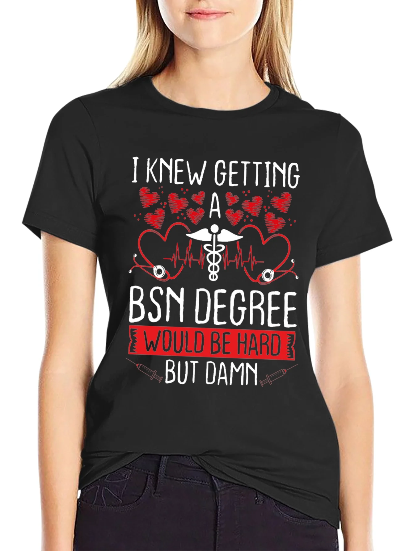 Rebbecca BSN Degree Funny Nurse T-Shirt