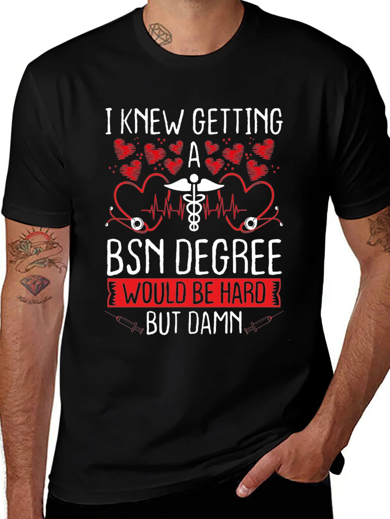 Rebbecca BSN Degree Funny Nurse T-Shirt