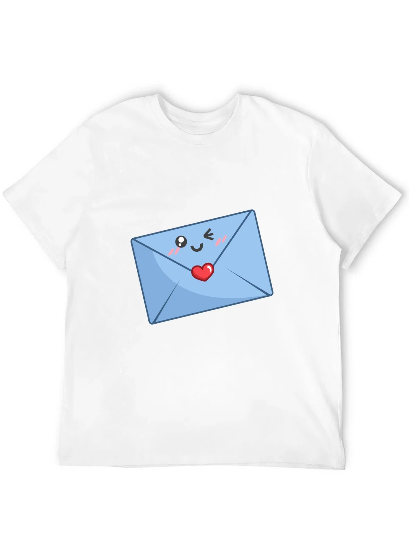 Rebbecca Cute Love Letter T-Shirt - Black