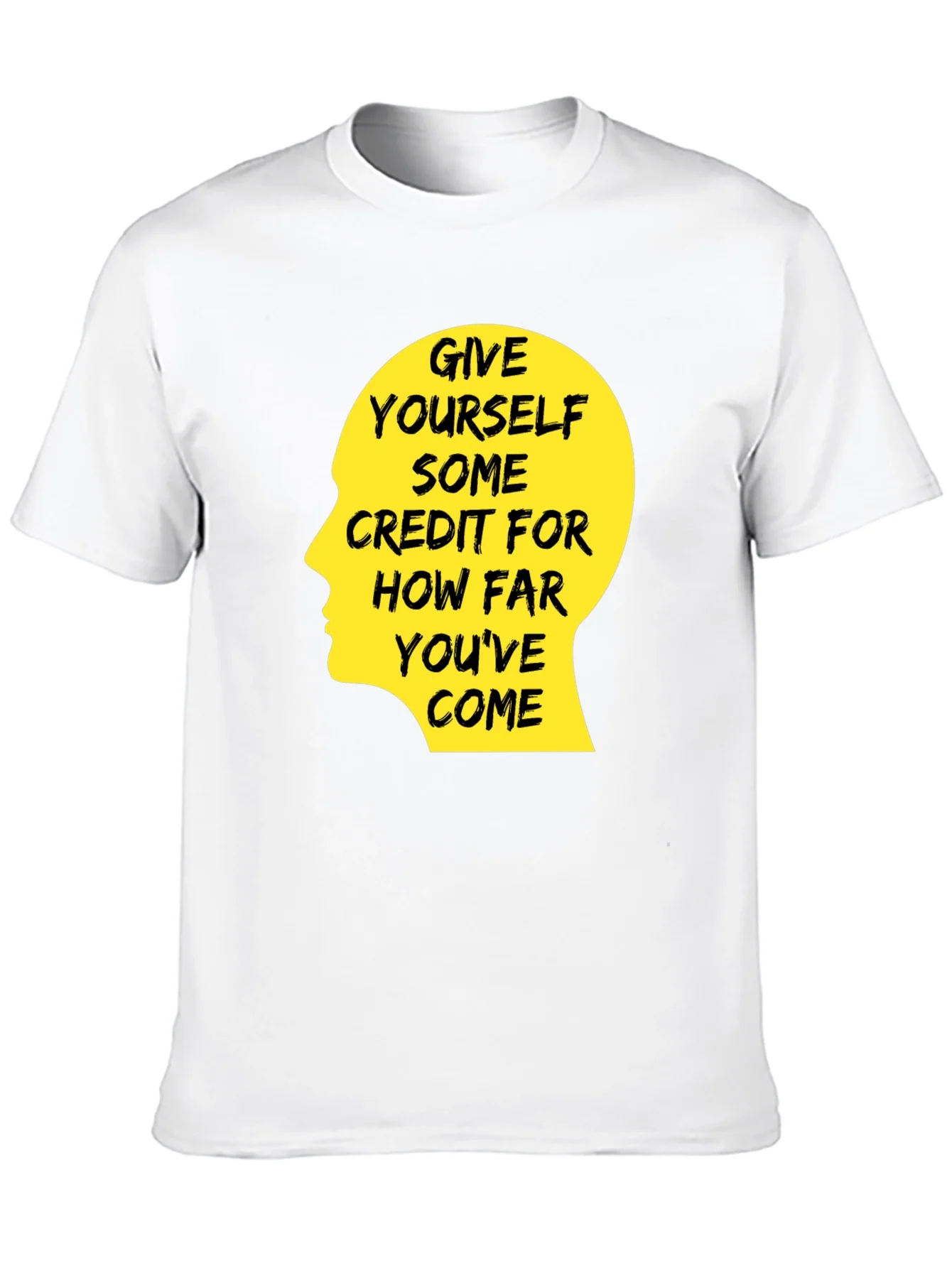Rebbecca Motivational Quote T-Shirt - Give Yourself Credit