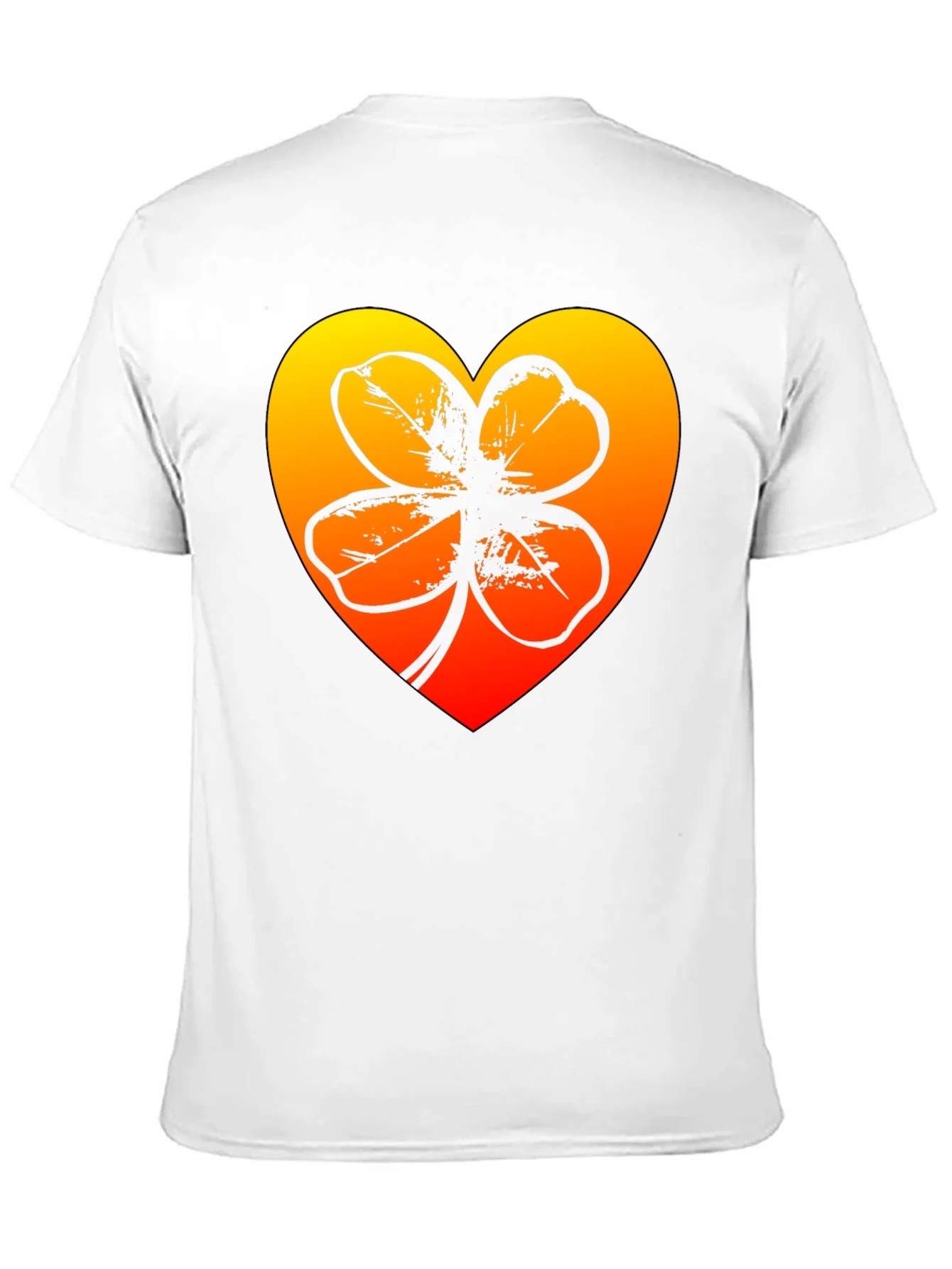 Rebbecca Lucky Heart Clover T-Shirt - Black