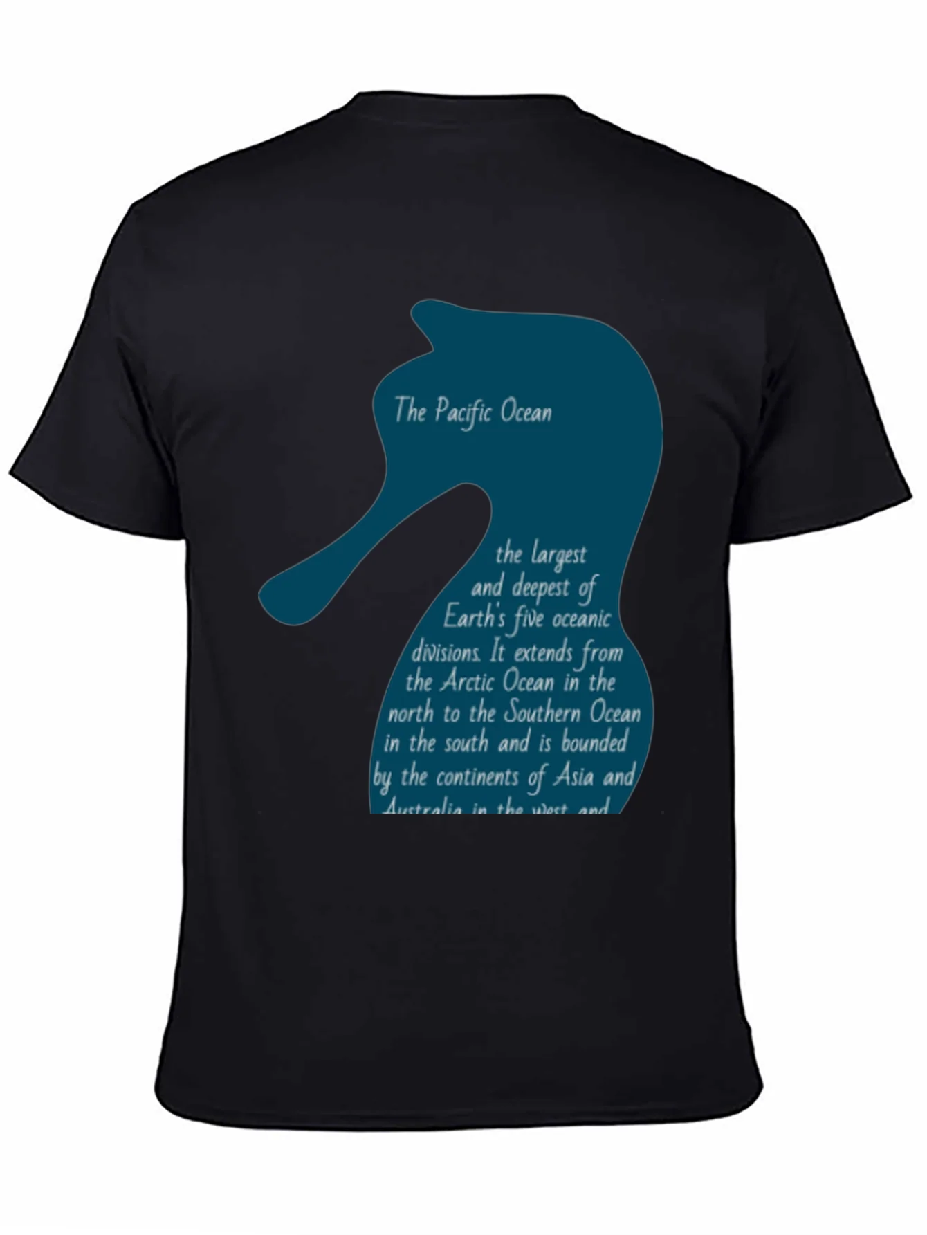 Rebbecca Pacific Ocean T-Shirt - Oceanography Geography Tee