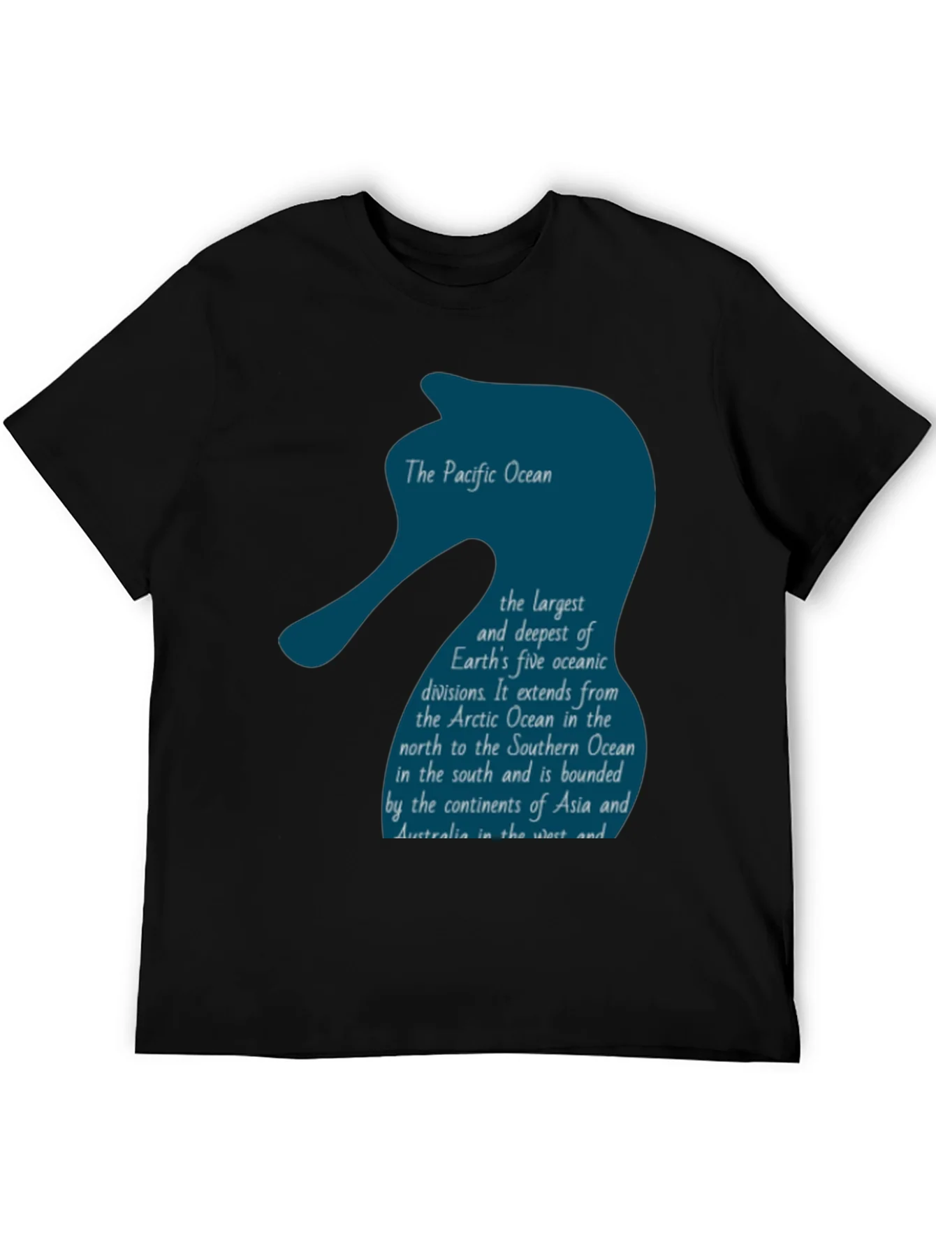 Rebbecca Pacific Ocean T-Shirt - Oceanography Geography Tee