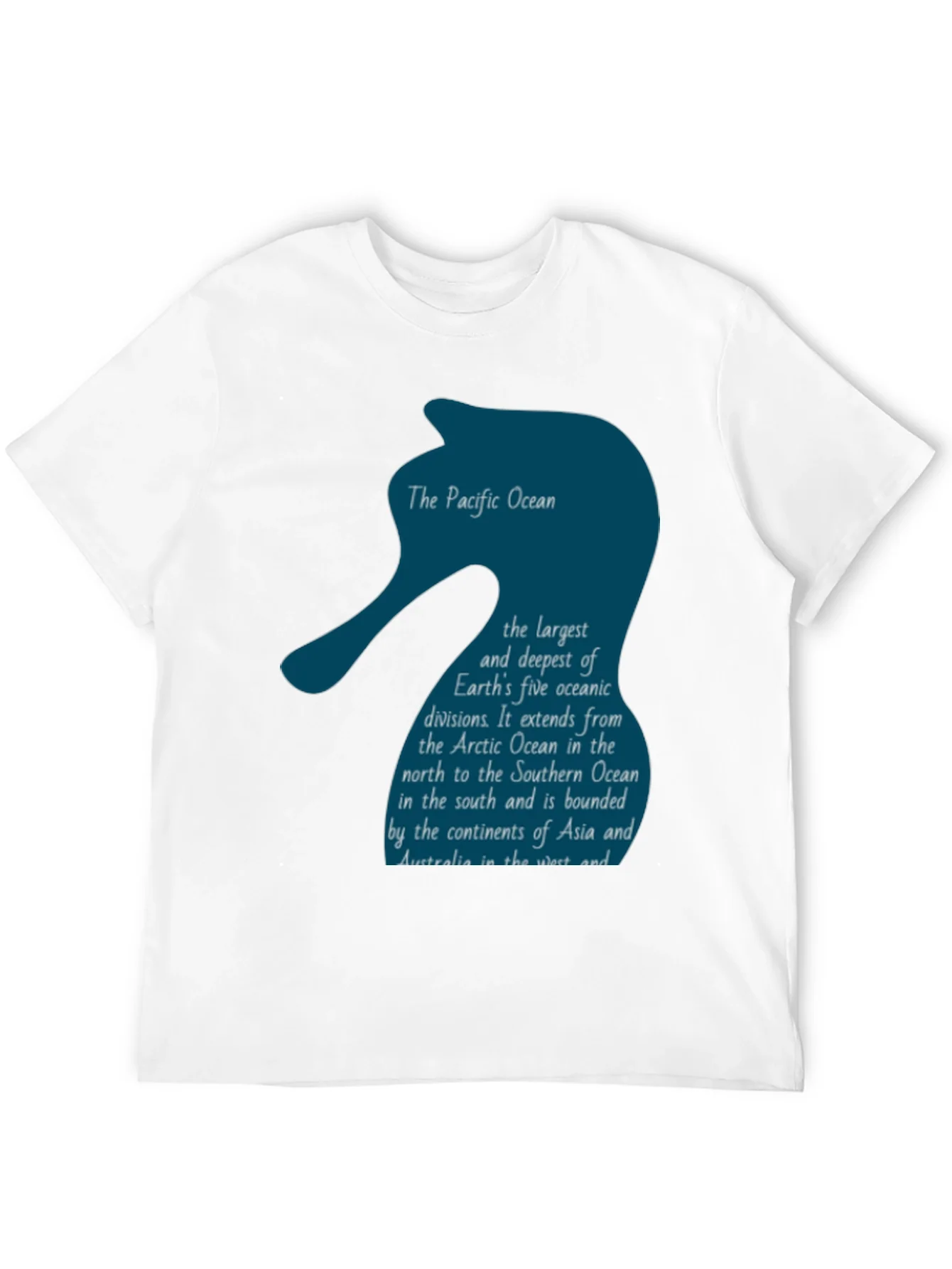 Rebbecca Pacific Ocean T-Shirt - Oceanography Geography Tee