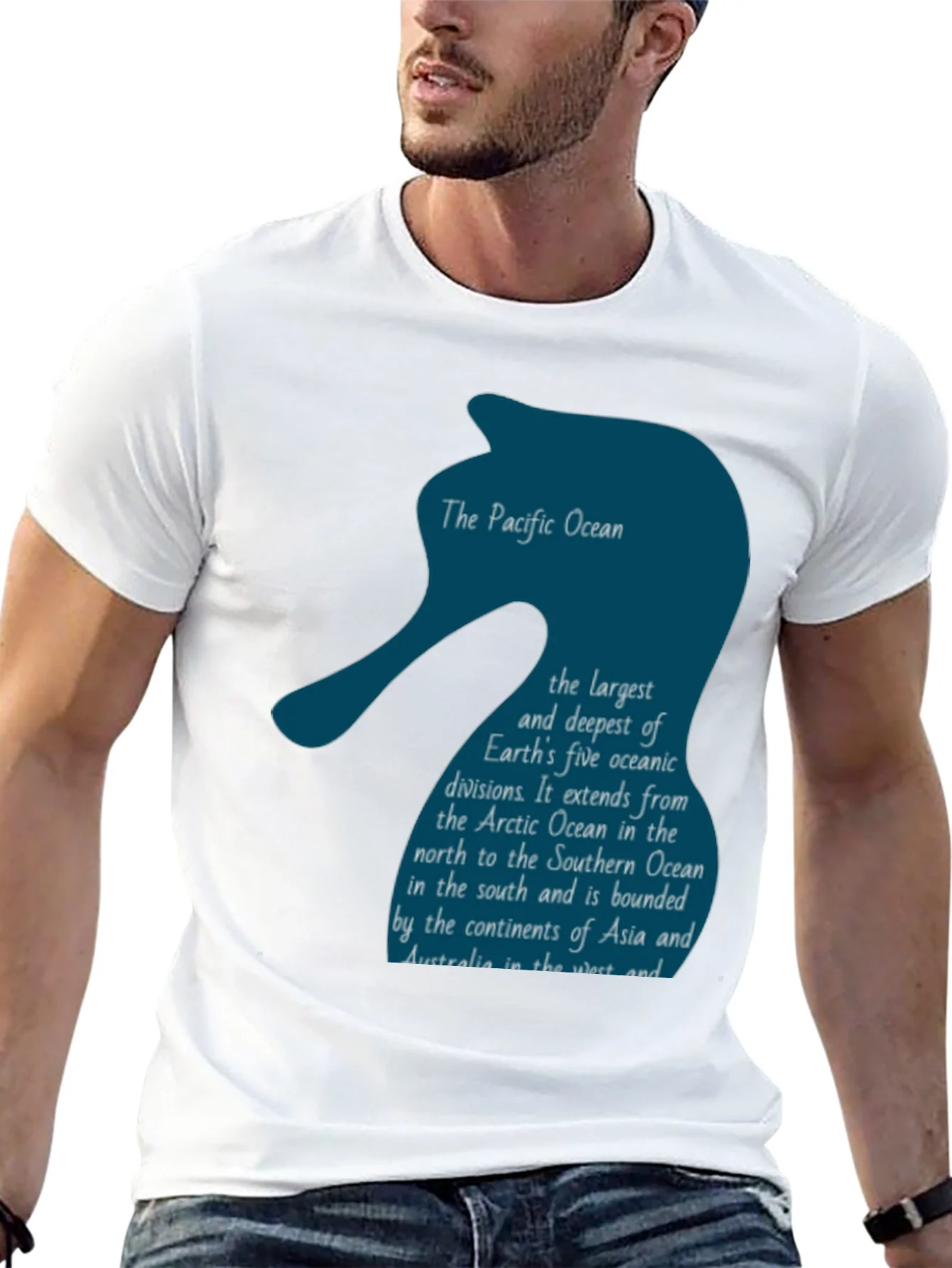 Rebbecca Pacific Ocean T-Shirt - Oceanography Geography Tee