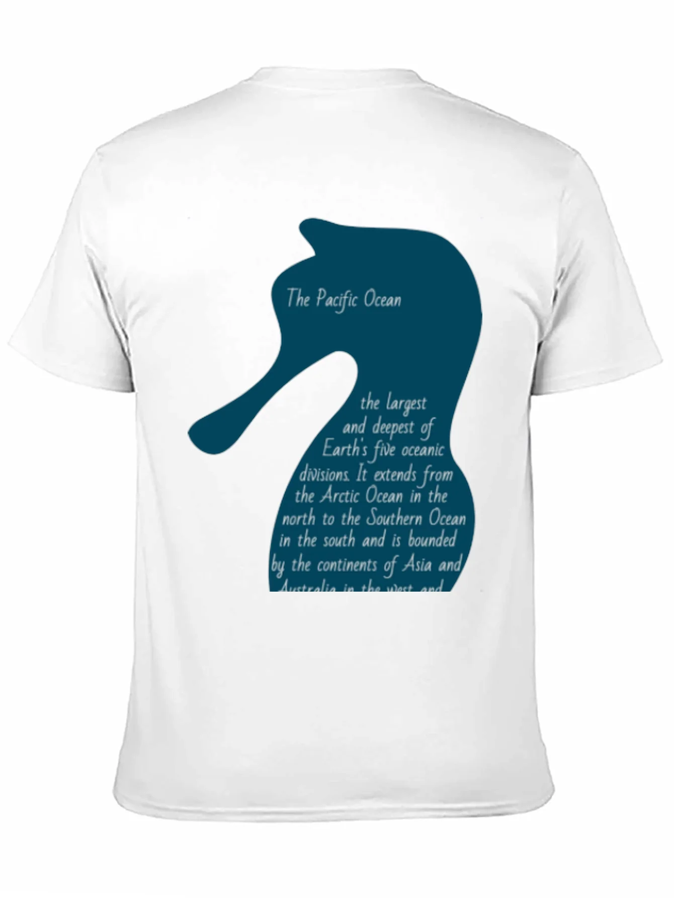 Rebbecca Pacific Ocean T-Shirt - Oceanography Geography Tee