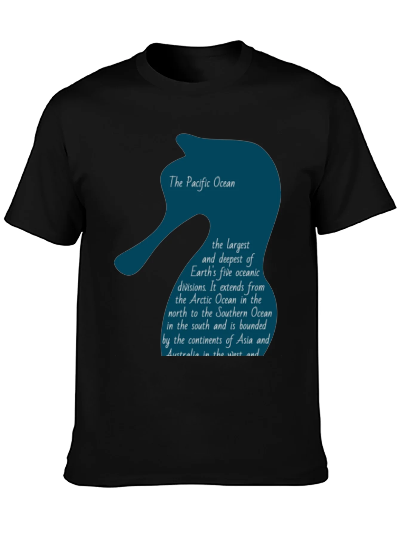 Rebbecca Pacific Ocean T-Shirt - Oceanography Geography Tee