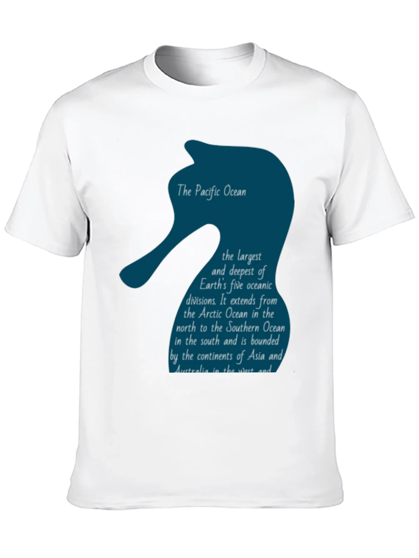 Rebbecca Pacific Ocean T-Shirt - Oceanography Geography Tee