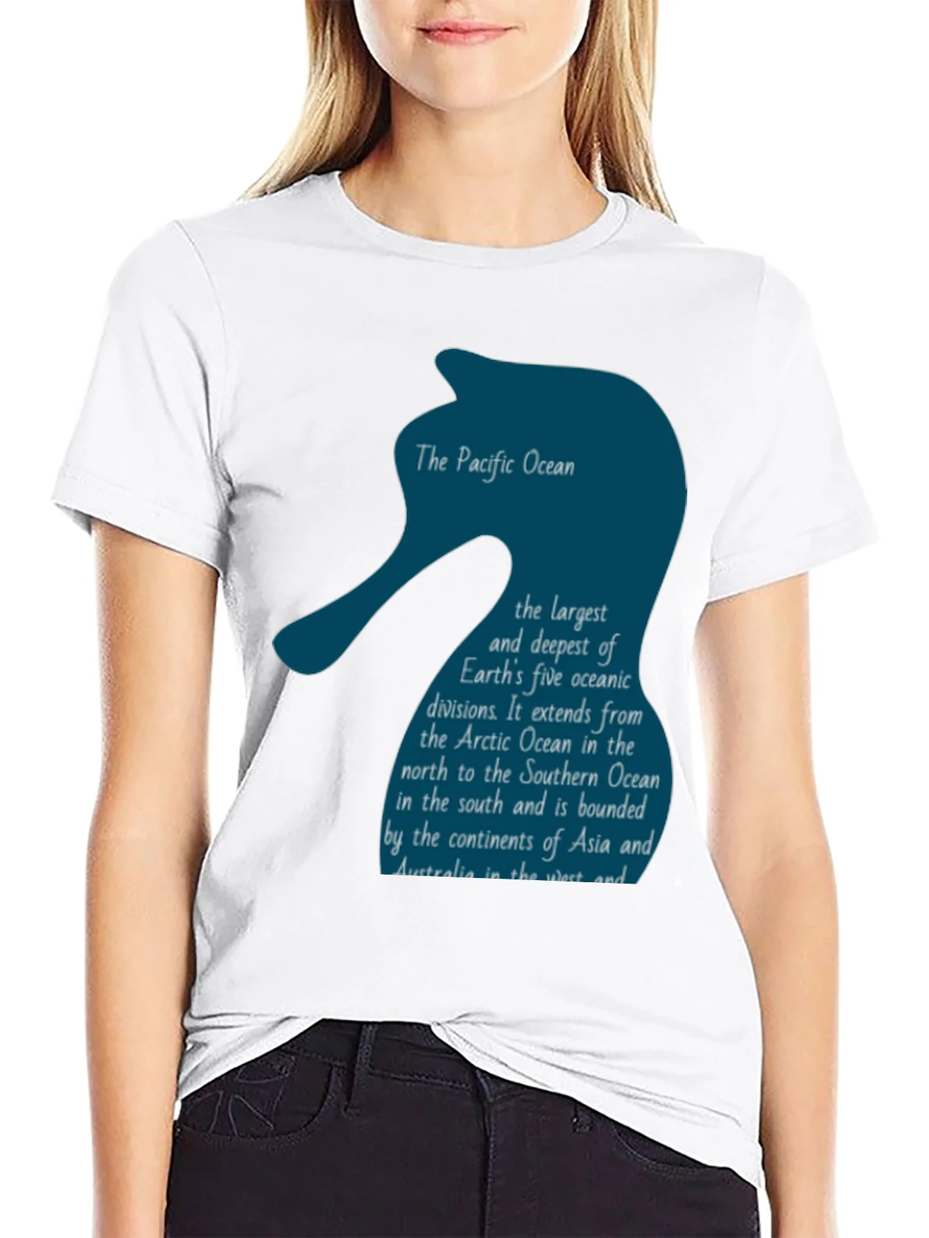 Rebbecca Pacific Ocean T-Shirt - Oceanography Geography Tee