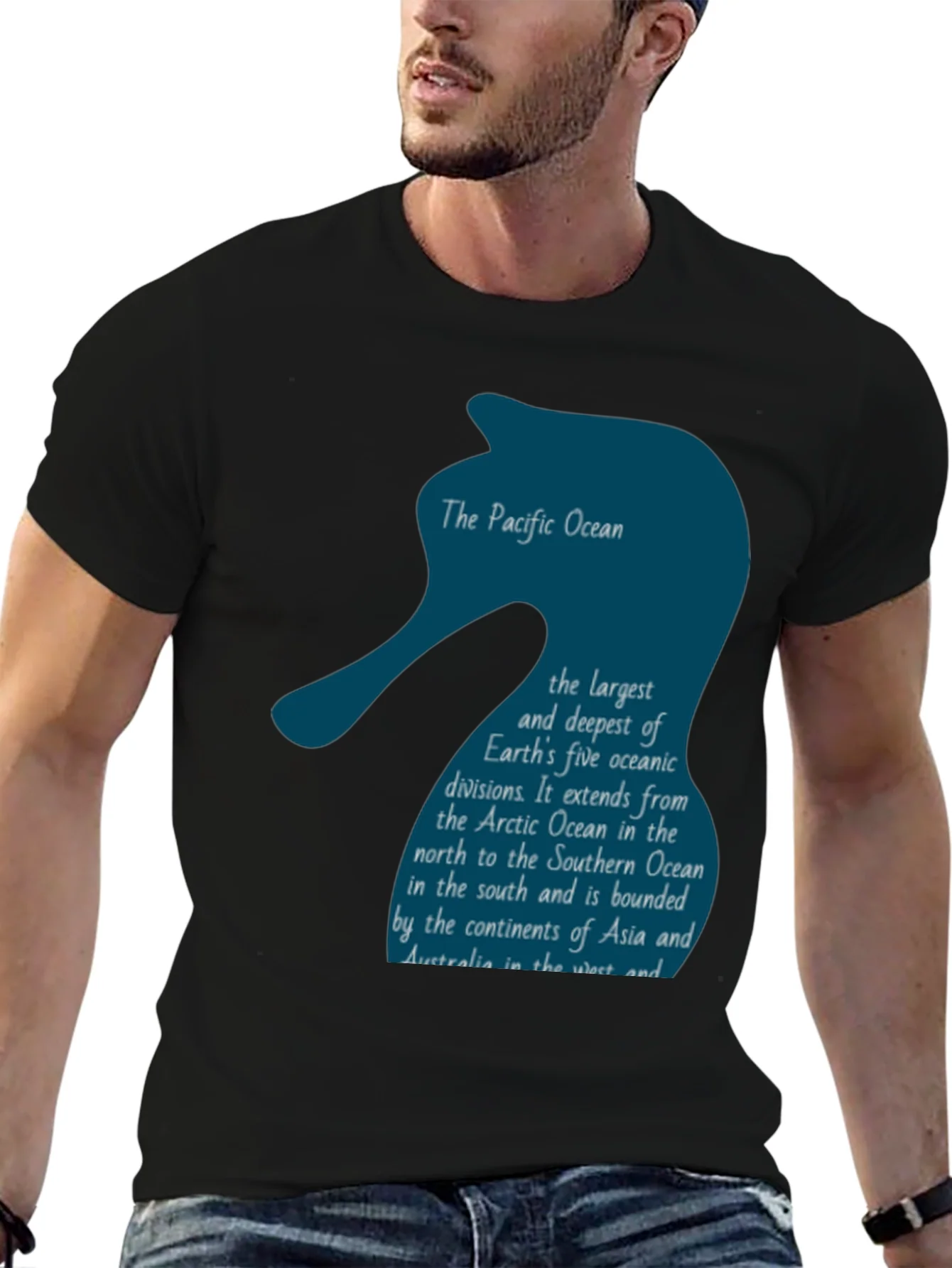 Rebbecca Pacific Ocean T-Shirt - Oceanography Geography Tee