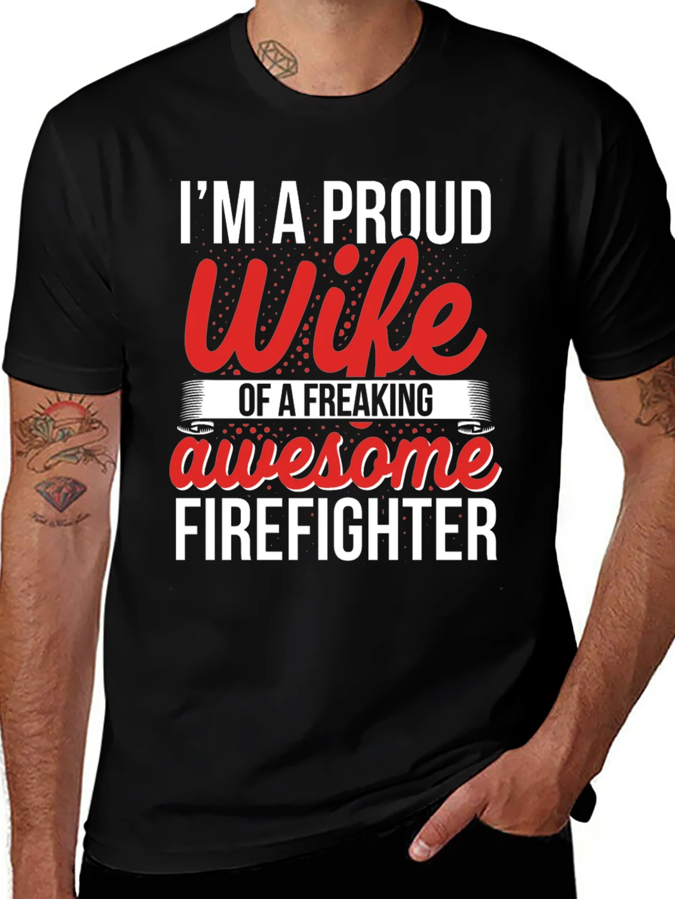 Rebbecca Proud Firefighter Wife T-Shirt