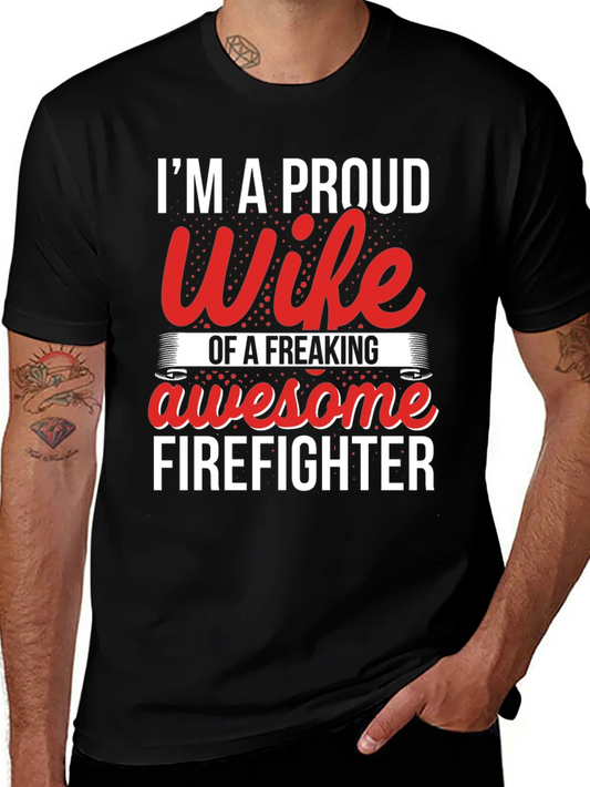 Rebbecca Proud Firefighter Wife T-Shirt