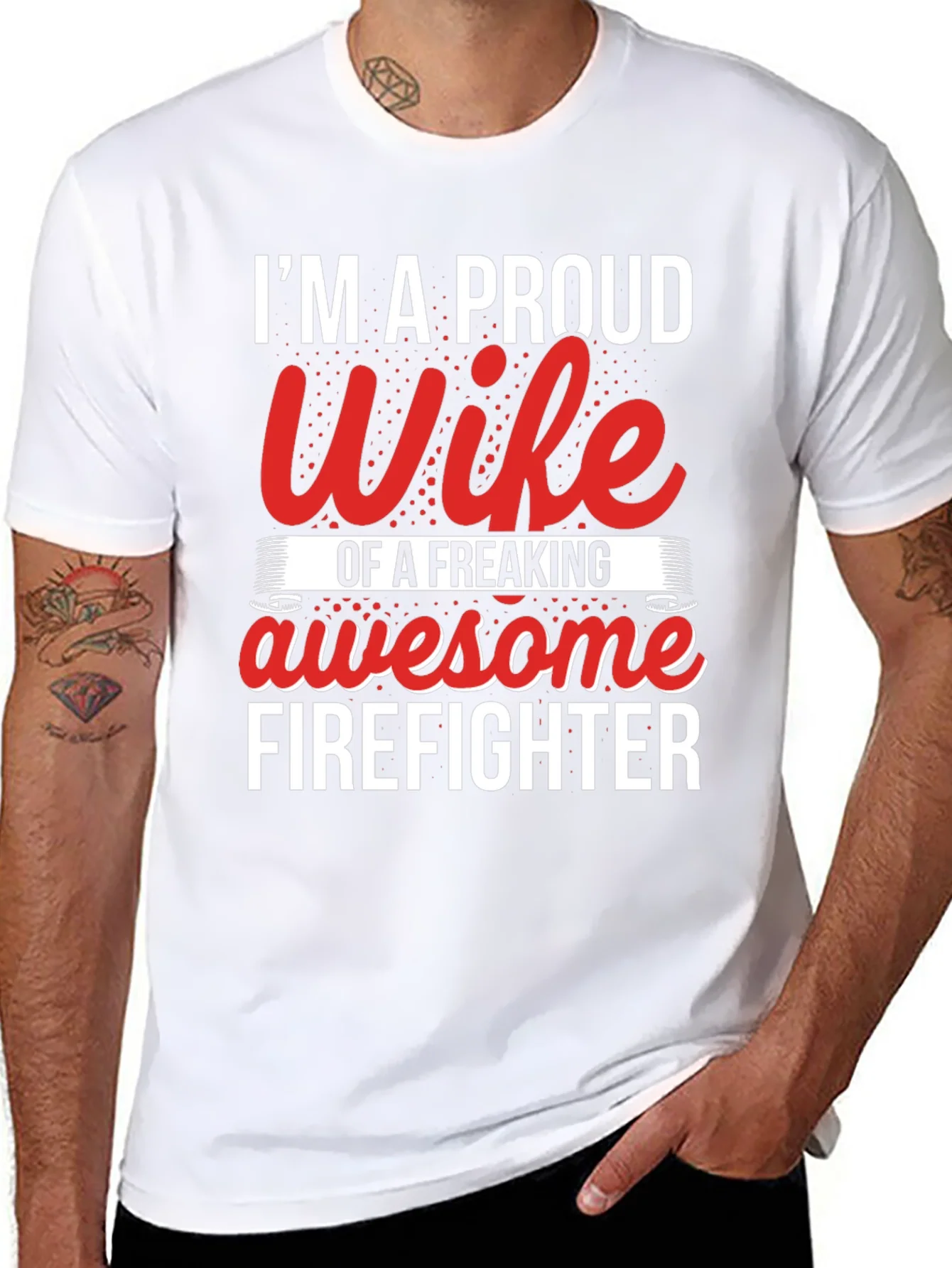 Rebbecca Proud Firefighter Wife T-Shirt