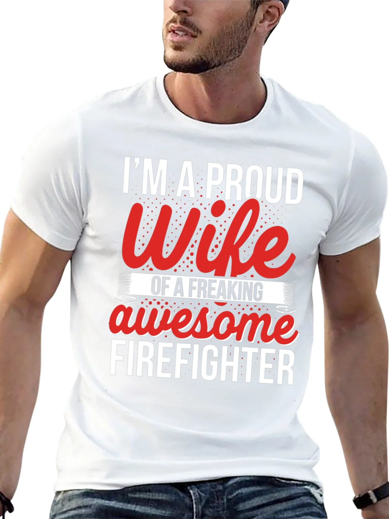 Rebbecca Proud Firefighter Wife T-Shirt