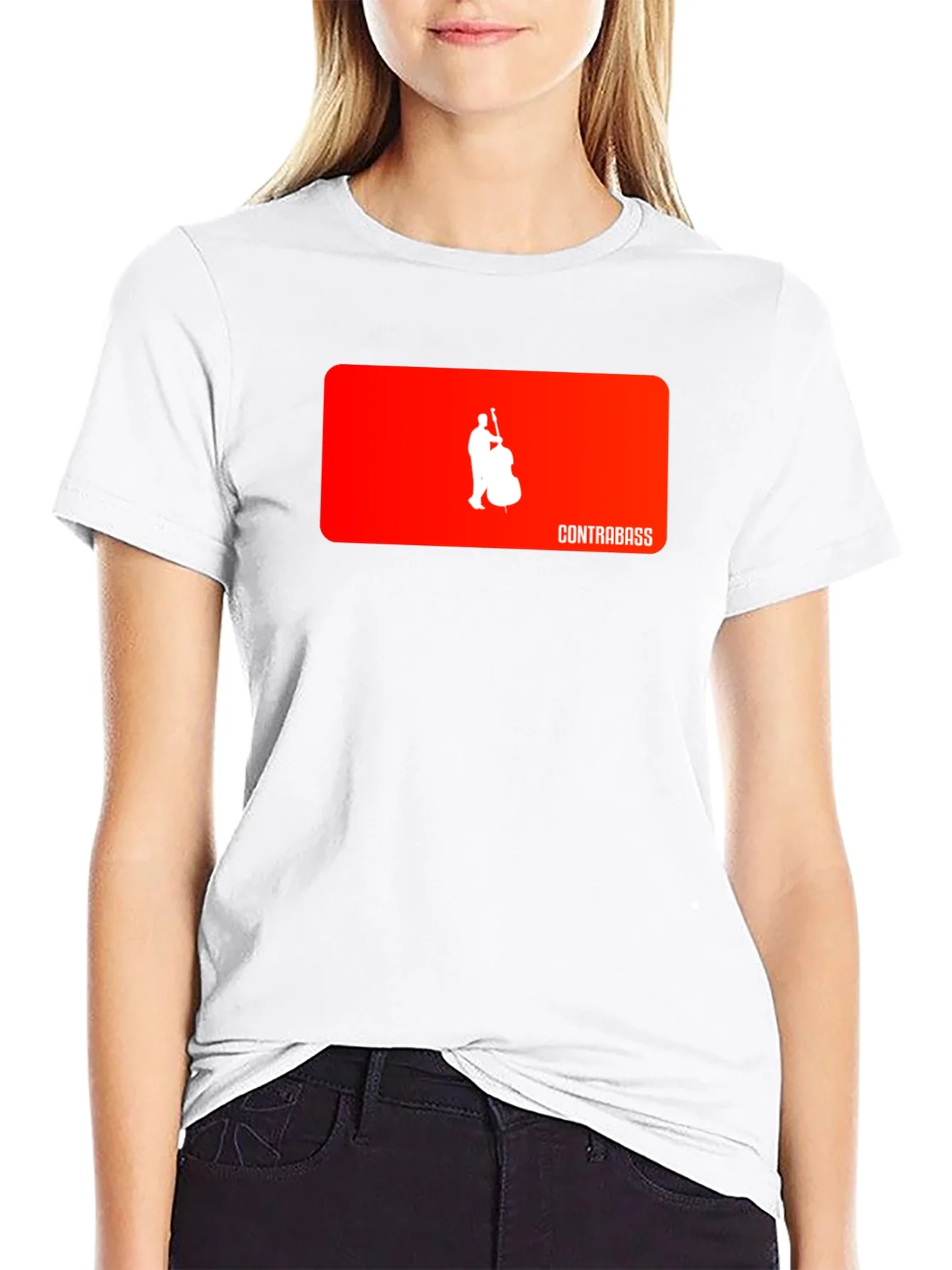 Rebbecca Contrabass Player Graphic Tee
