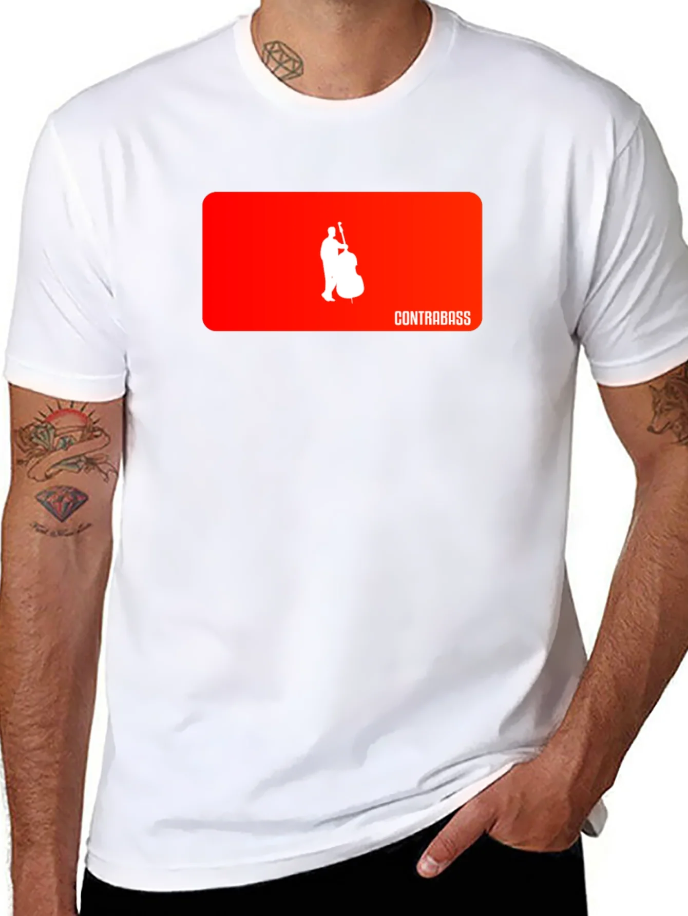 Rebbecca Contrabass Player Graphic Tee