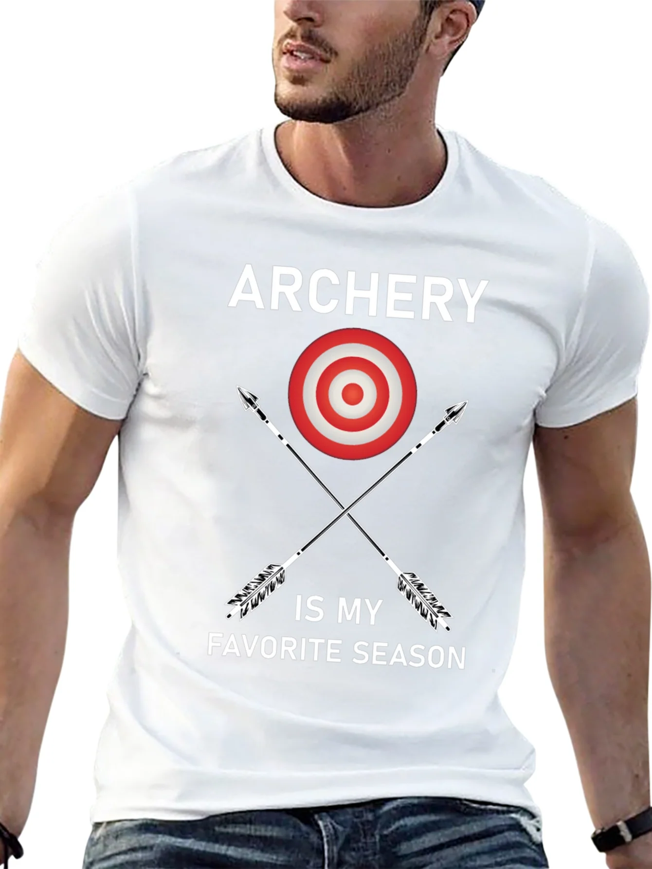Camiseta Negra Archery is My Favorite Season
