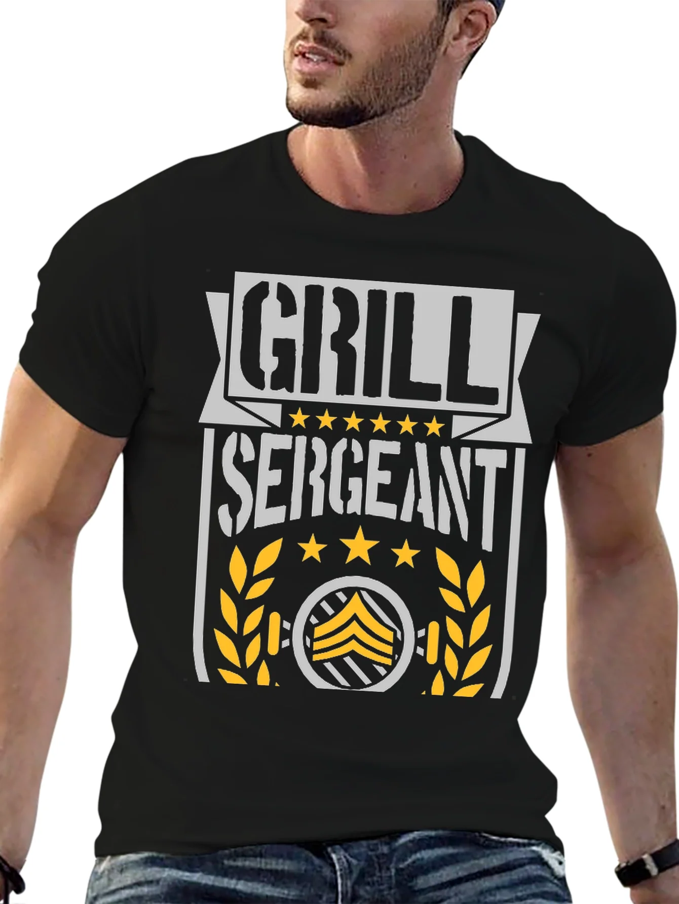 Camiseta Sargento Parrillero - Divertida para Asados