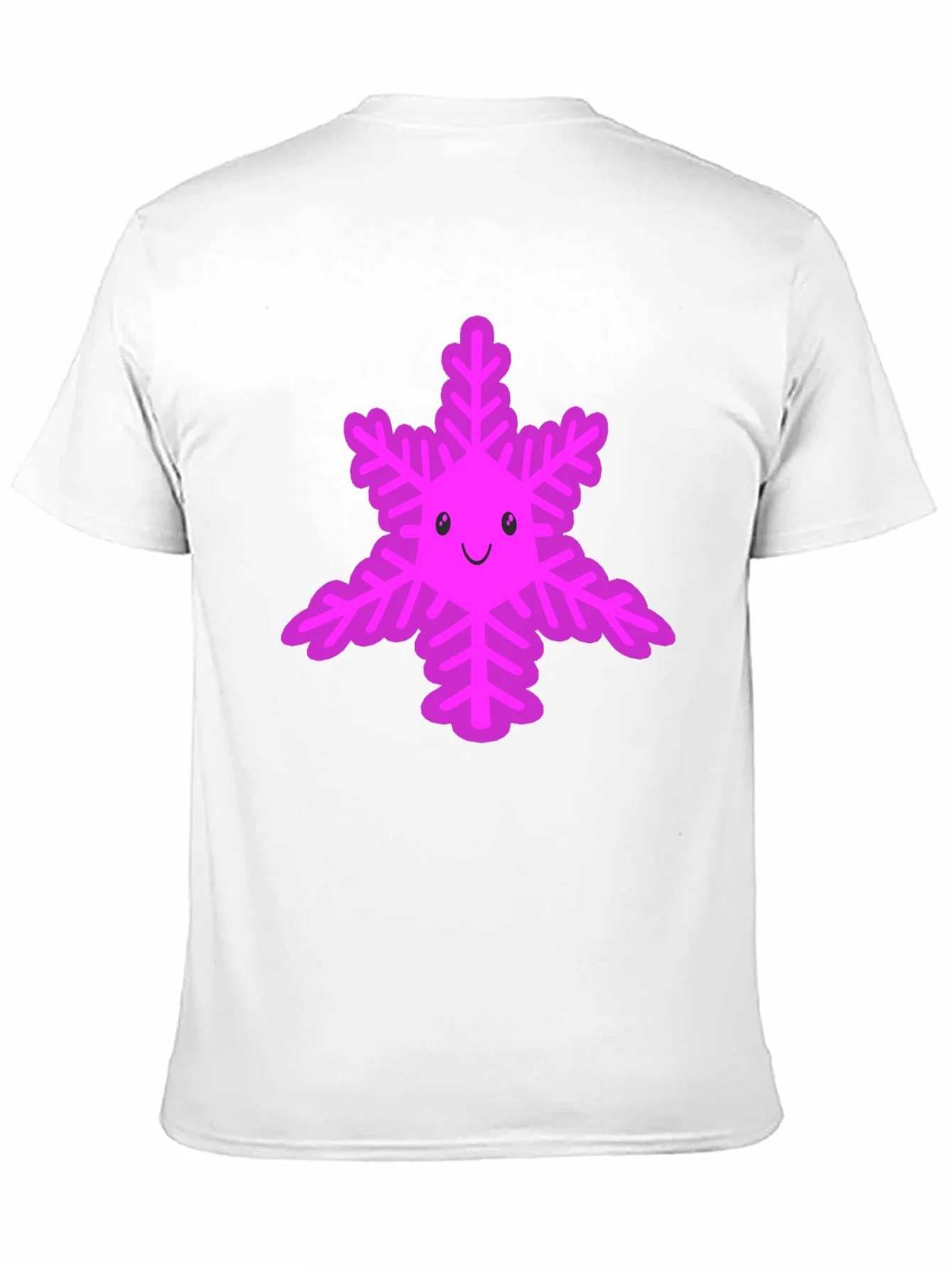 Rebbecca Cute Snowflake Graphic Tee - Black