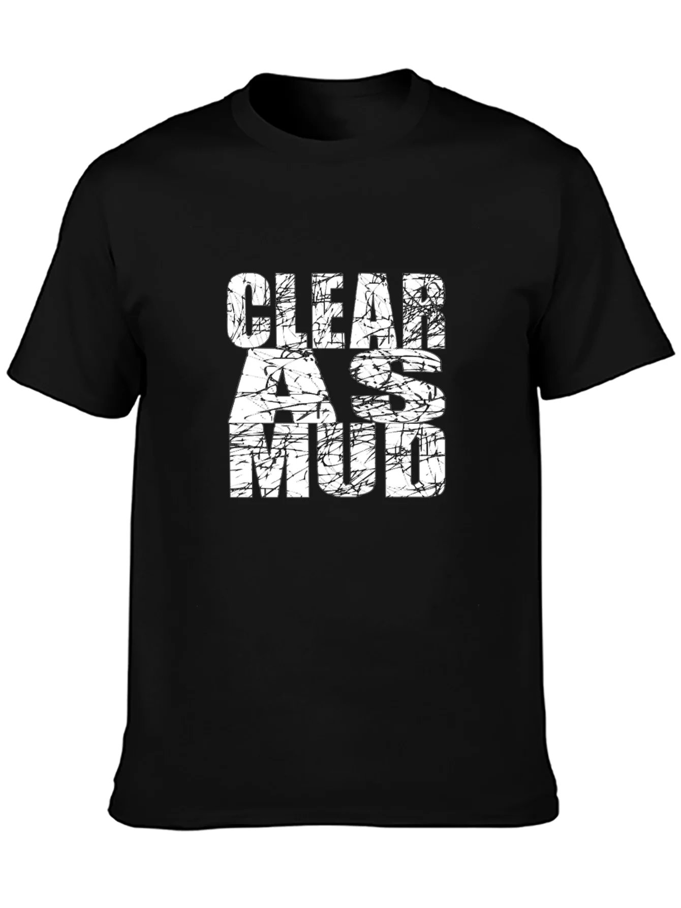 Camiseta Negra Claro Como el Barro