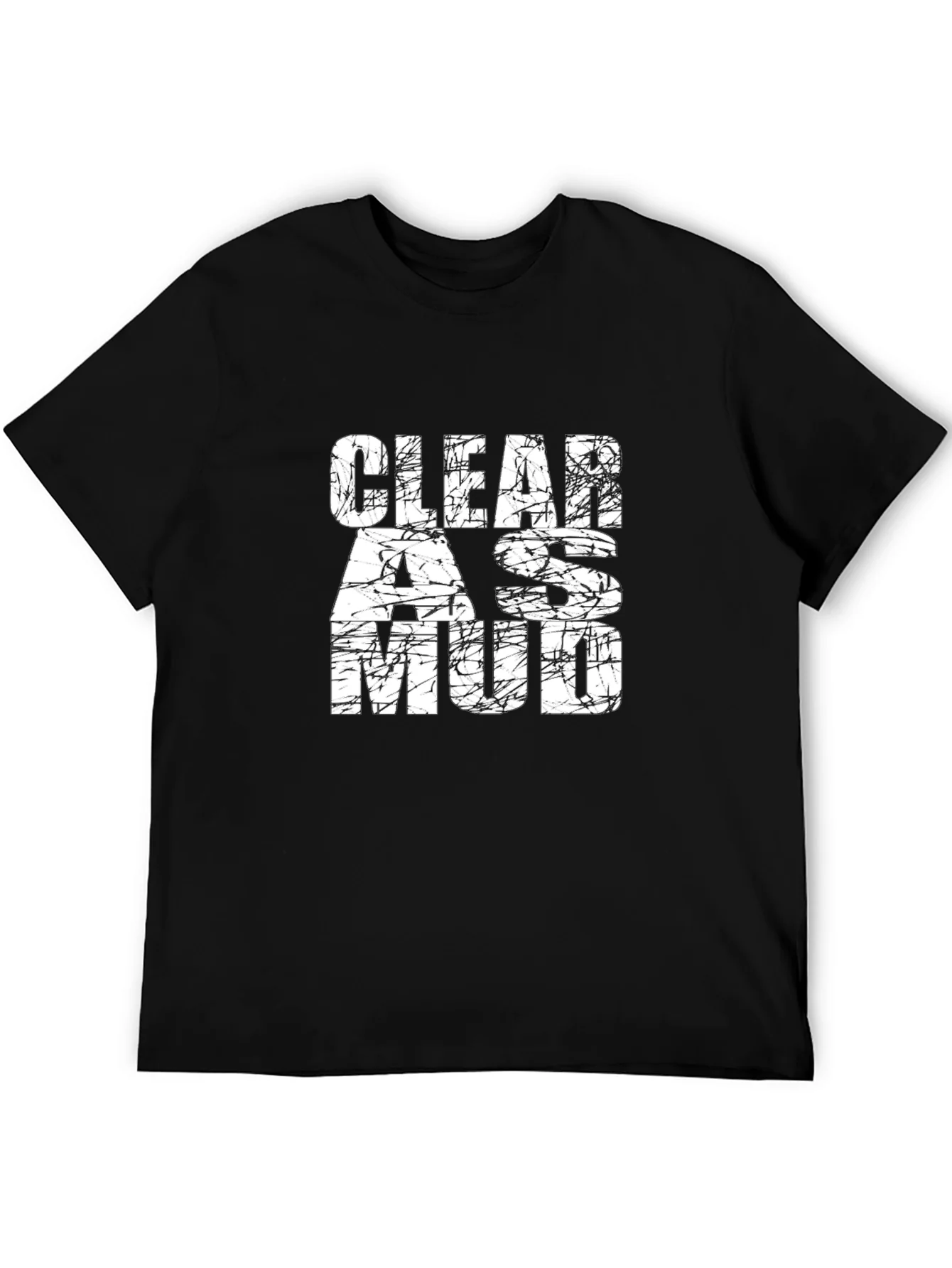 Camiseta Negra Claro Como el Barro
