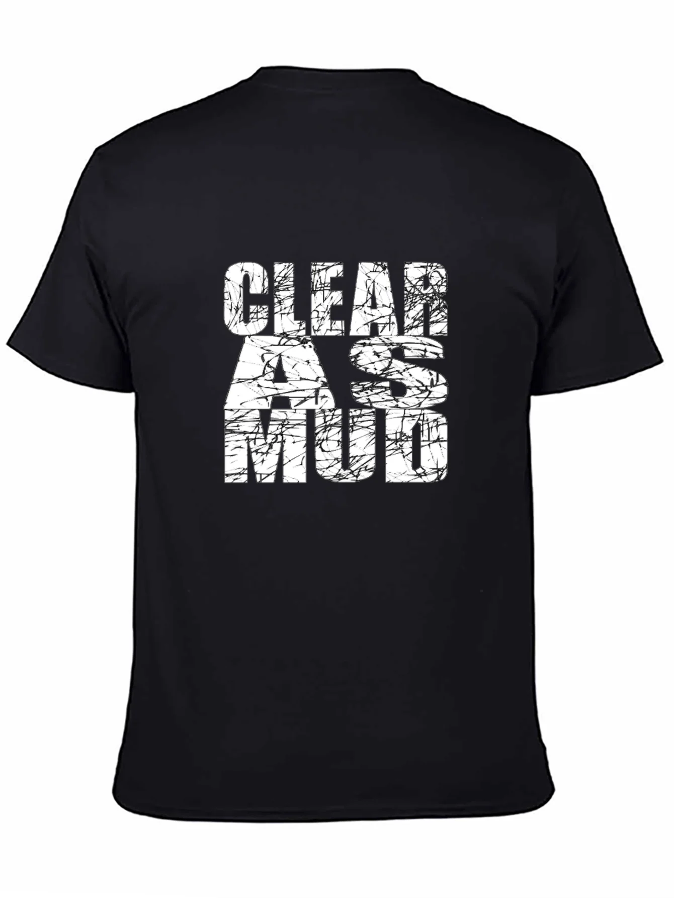 Camiseta Negra Claro Como el Barro