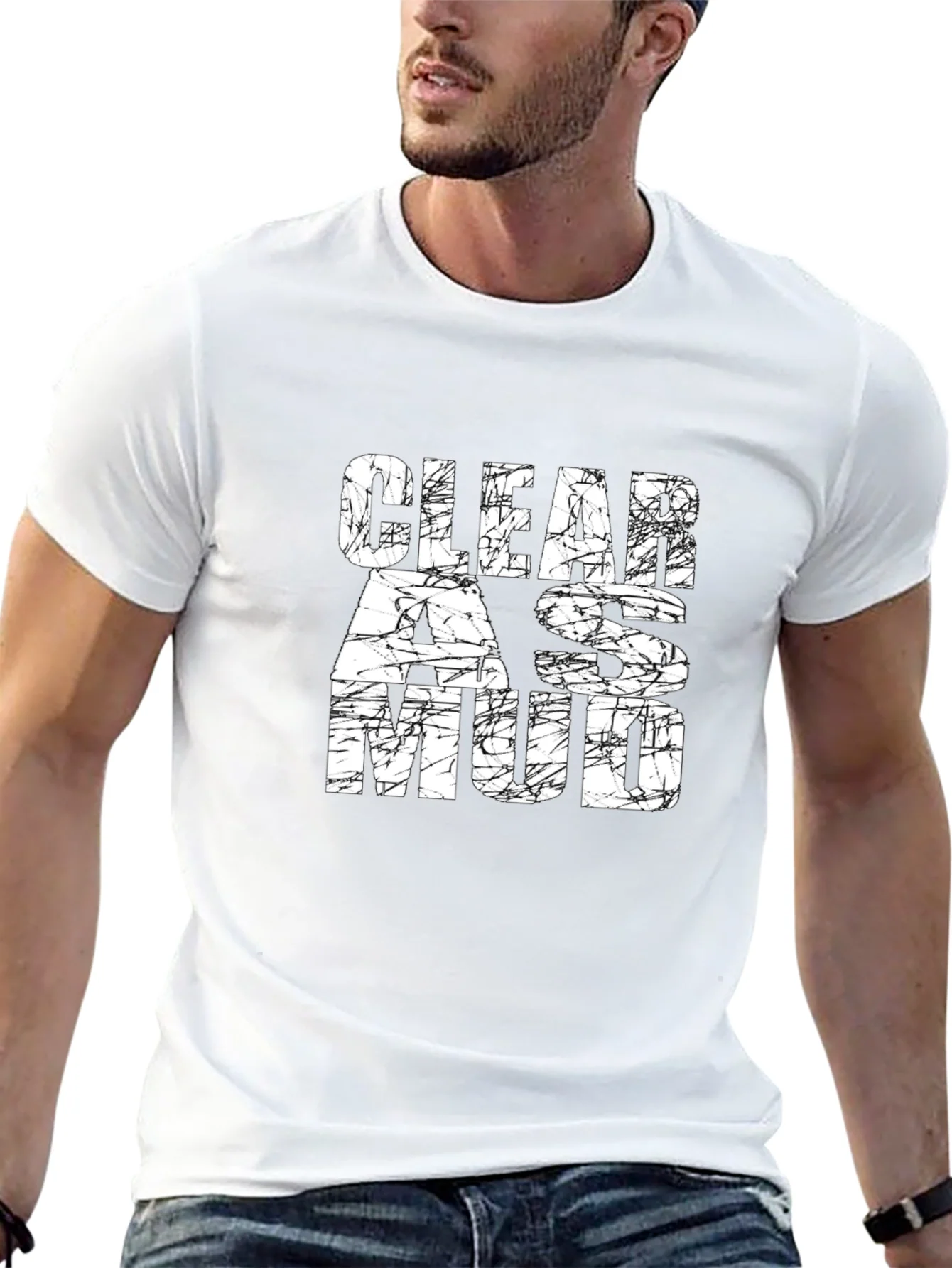 Camiseta Negra Claro Como el Barro