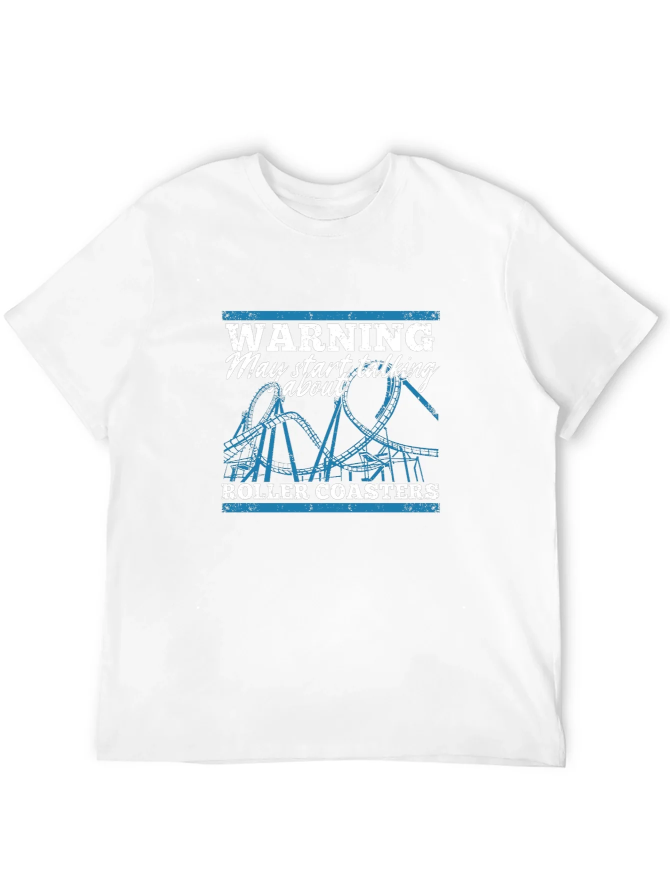 Camiseta Negra Divertida: Advertencia Monta?as Rusas