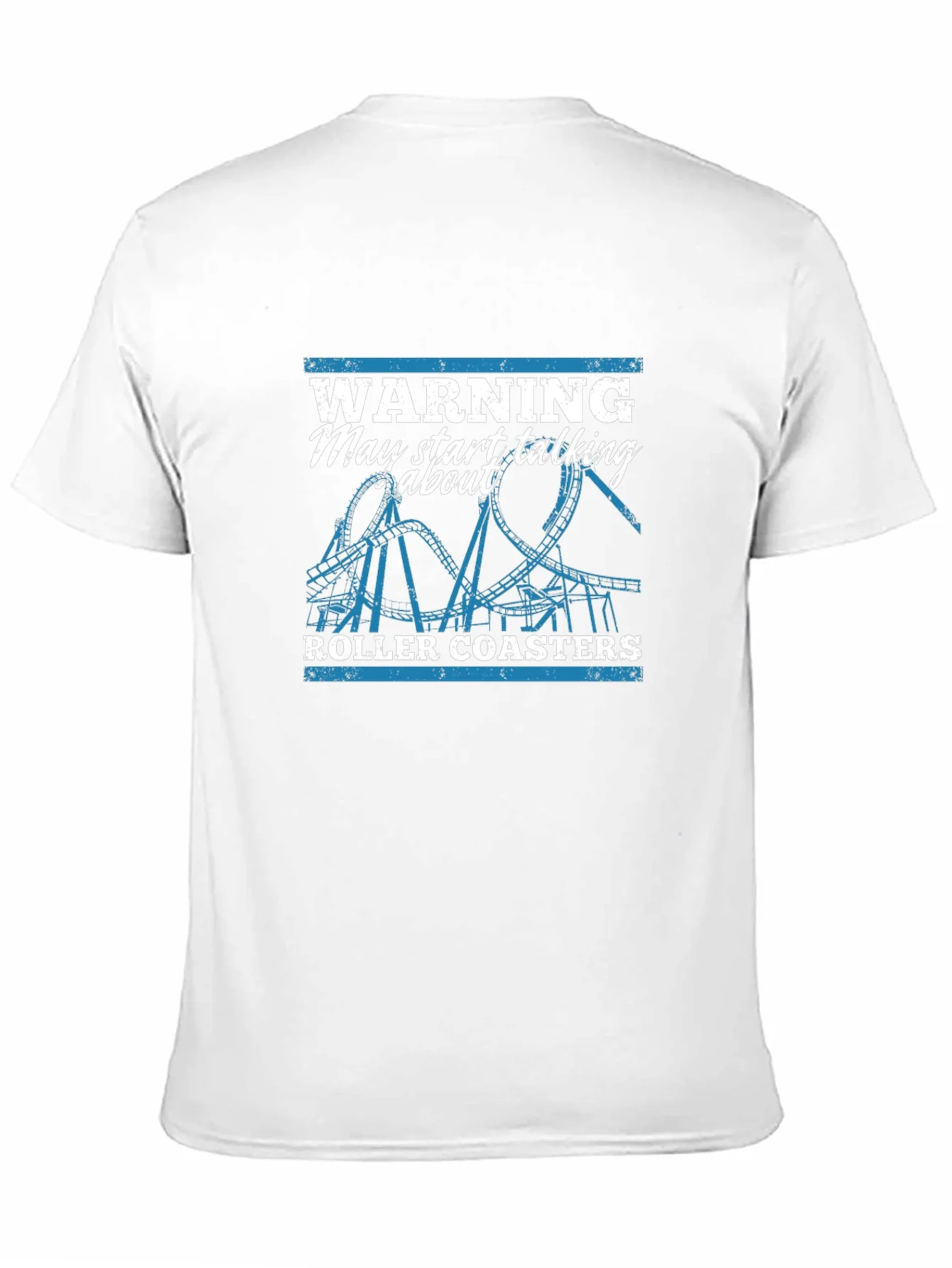 Camiseta Negra Divertida: Advertencia Monta?as Rusas