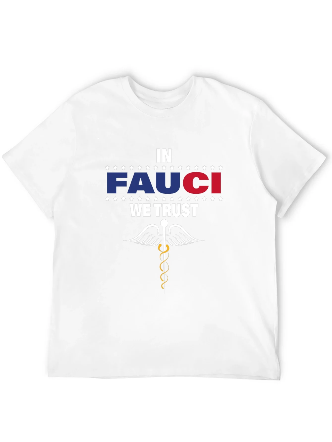 Camiseta Negra In Fauci We Trust